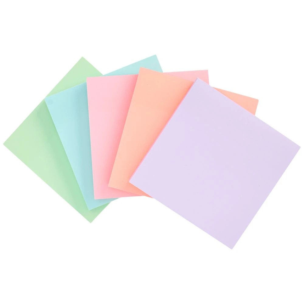4 J.Burrows Ultra Stick-it Notes 76x76mm Sunset 5 Pack, 4 of 4