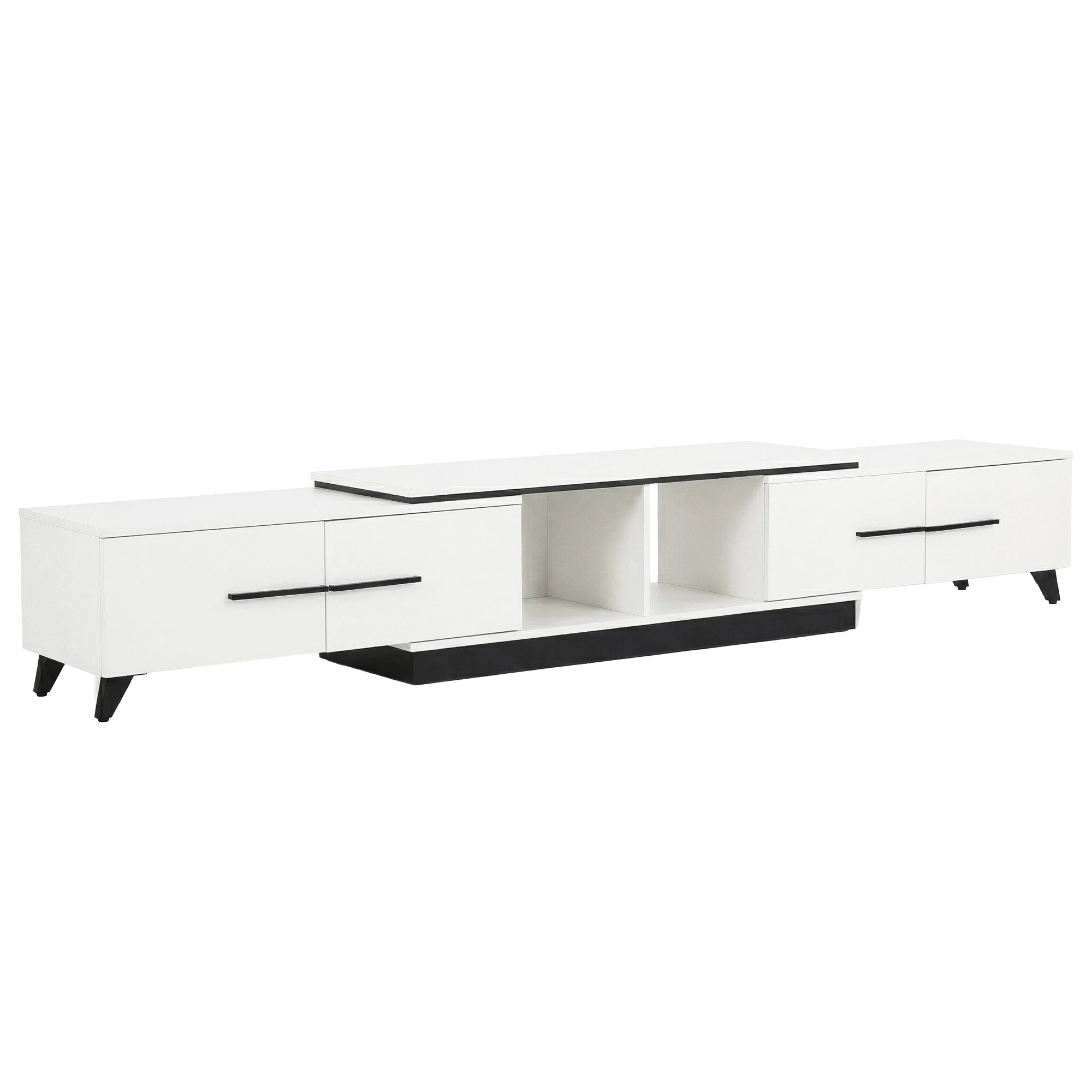 1 Artiss TV Unit Extendable 190-260cm Storage Drawers, 1 of 5