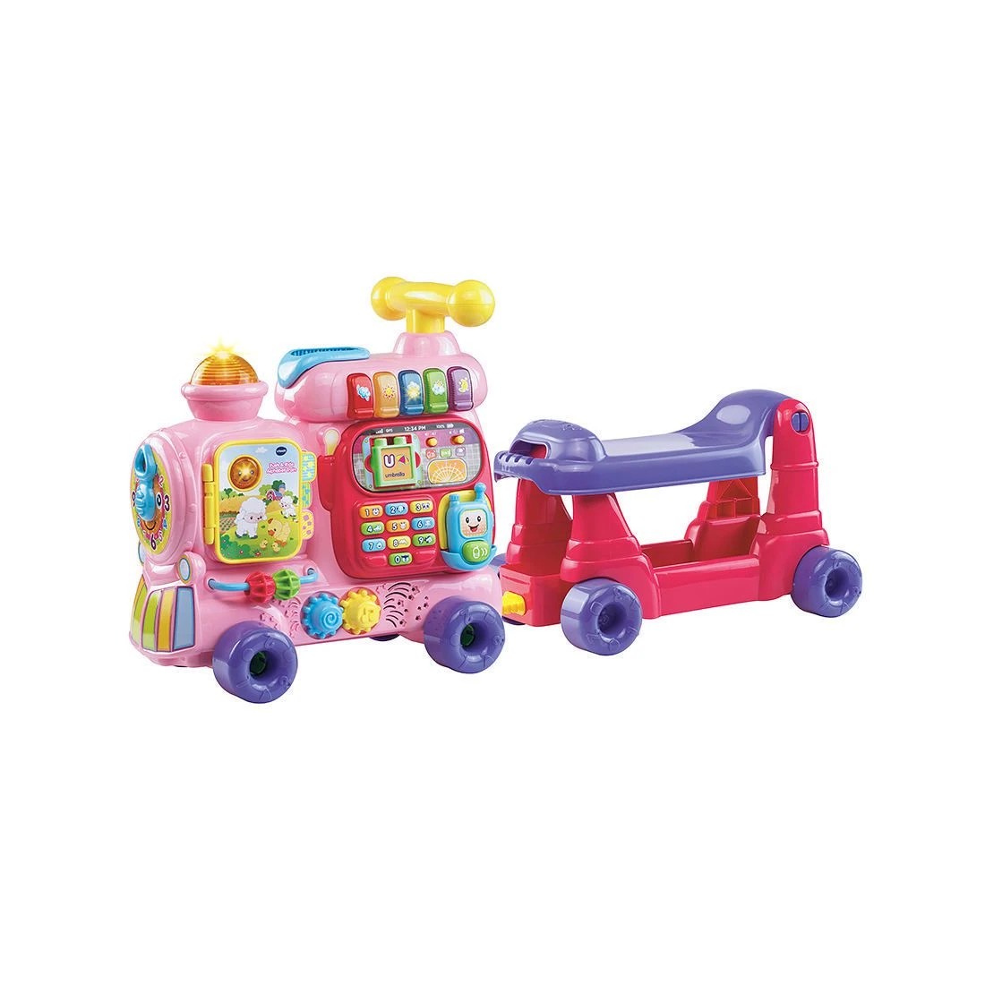 2 VTech Push & Ride Alphabet Train - Pink, 2 of 3