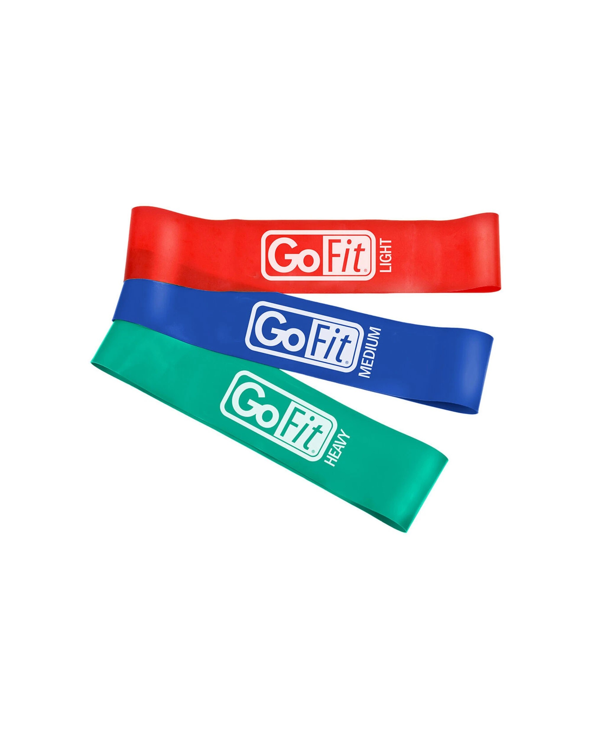 1 GOFIT Power Loops 3pc Exercise Resistance Bands Set With Training Manual - Multi, 1 of 3