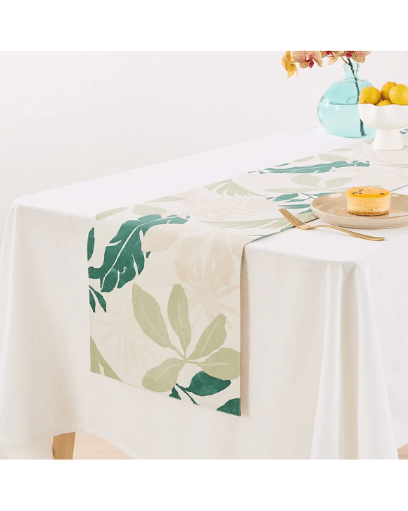 Foliage Printed Table Runner