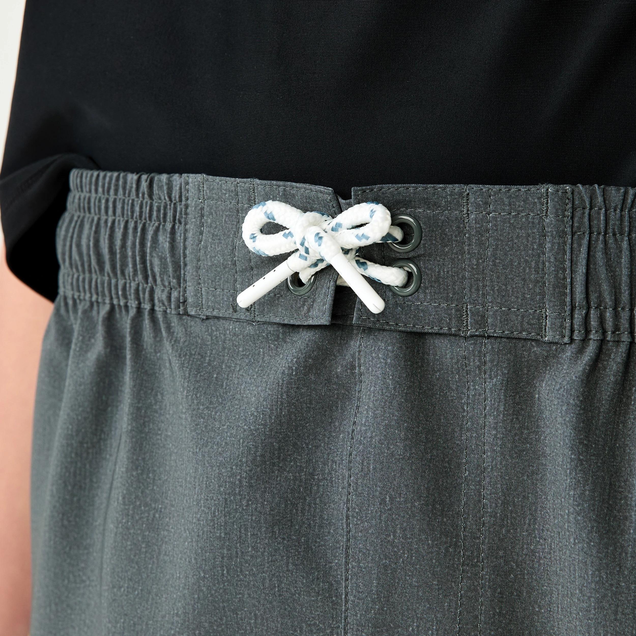 4 Longline Printed Swim Shorts MID STRIPE CASTLEROCK, 4 of 7