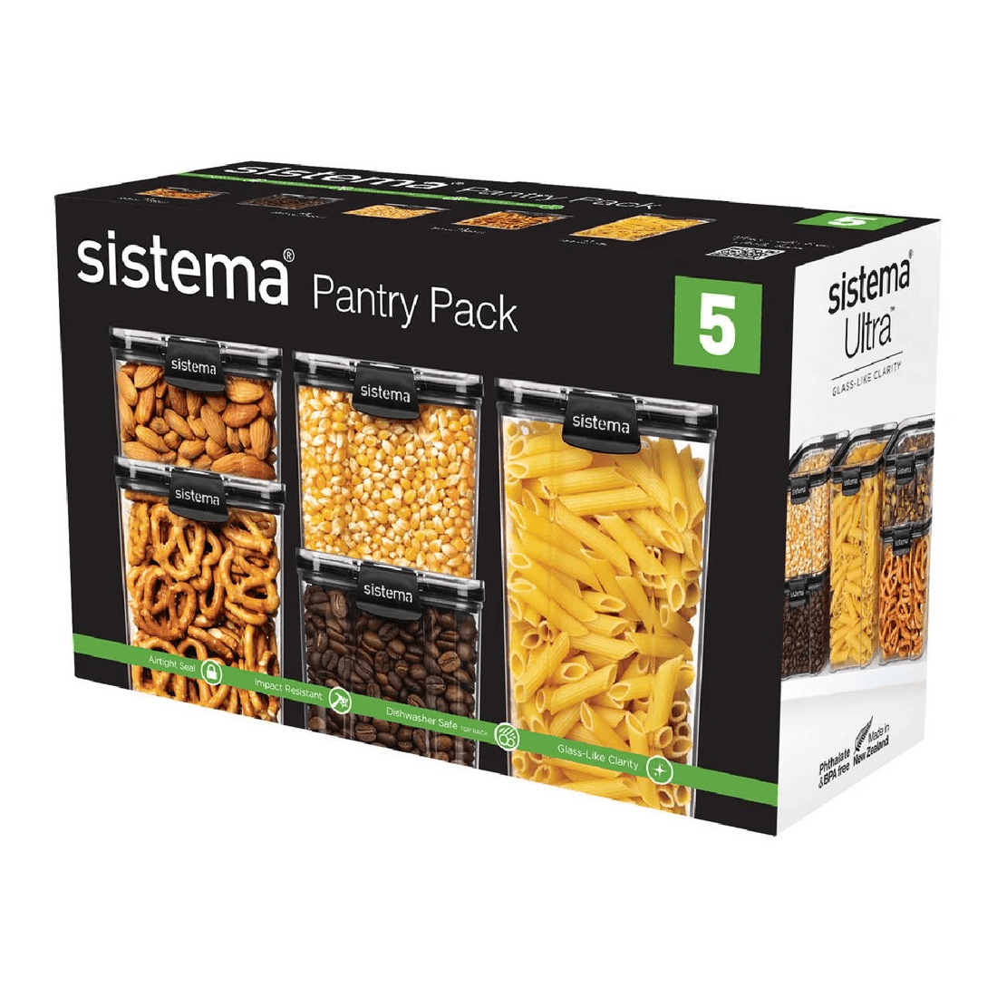 1 Sistema Ultra Square Clear 5 Pack, 1 of 4