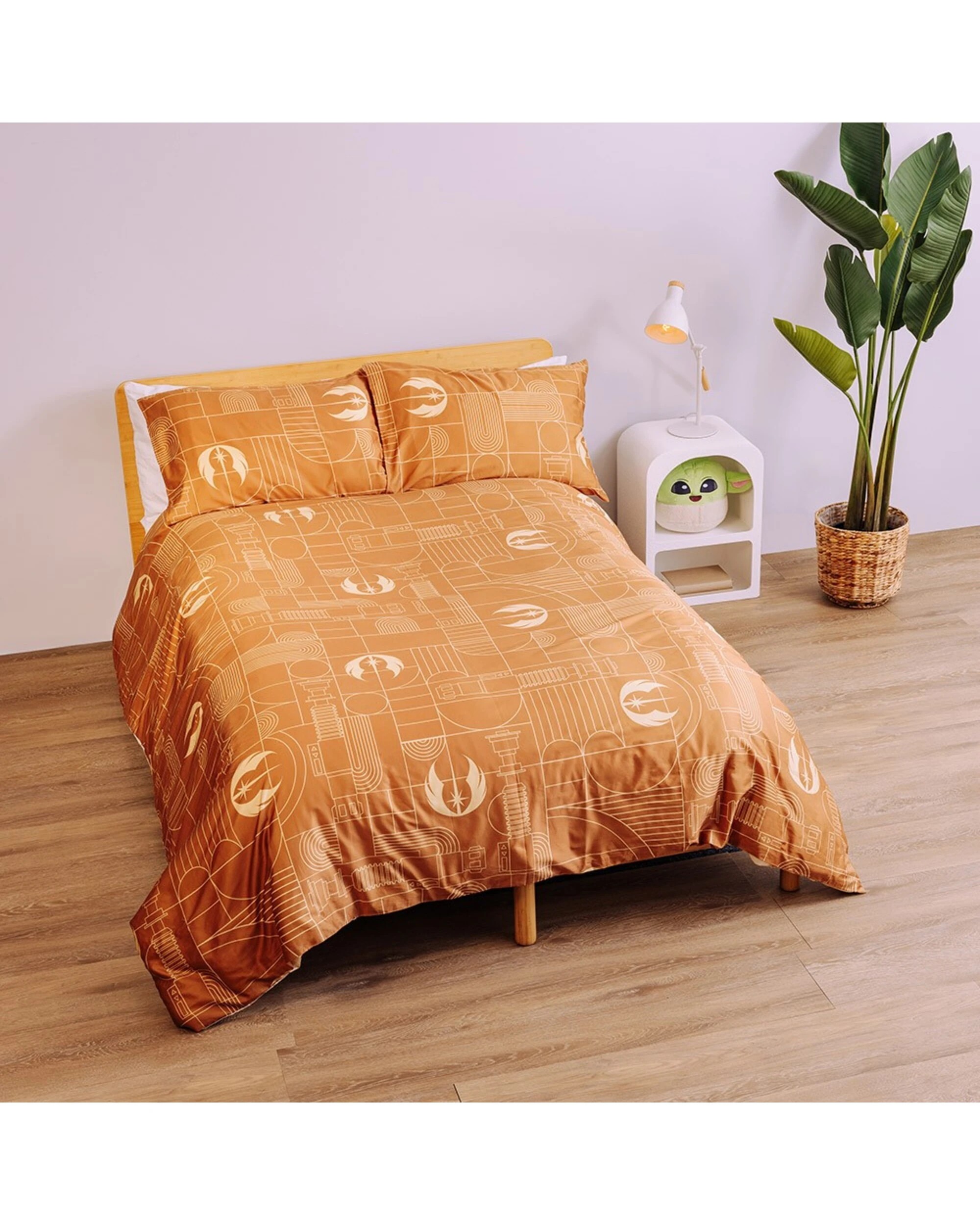 2 Star Wars - Tattooine Planet Quilt Cover Set - Queen - Brown, 2 of 4