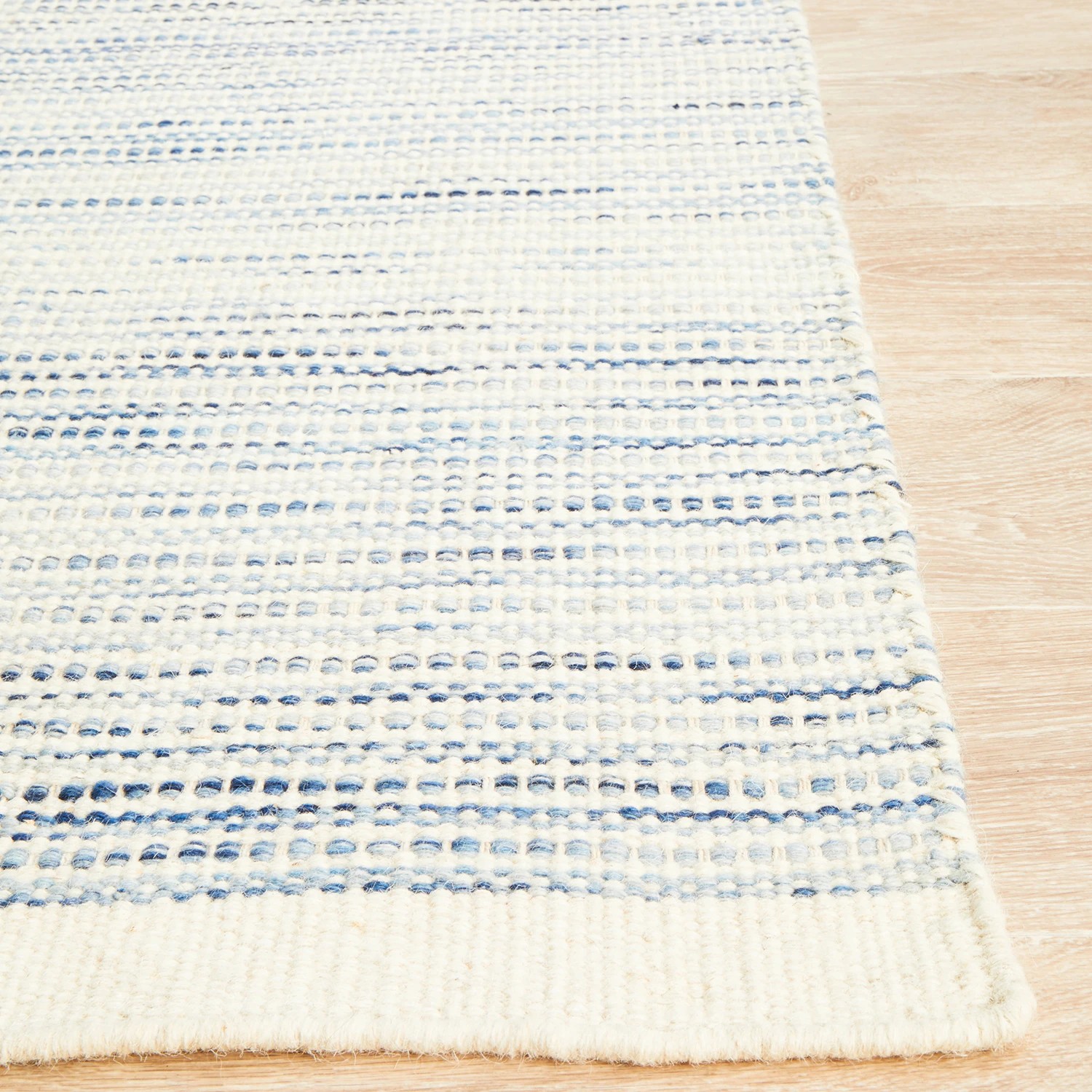 6 Common Ground Rugs Nordica 310 225x155cm - Medium Hand Loomed Wool Floor Rug - Blue, 6 of 9