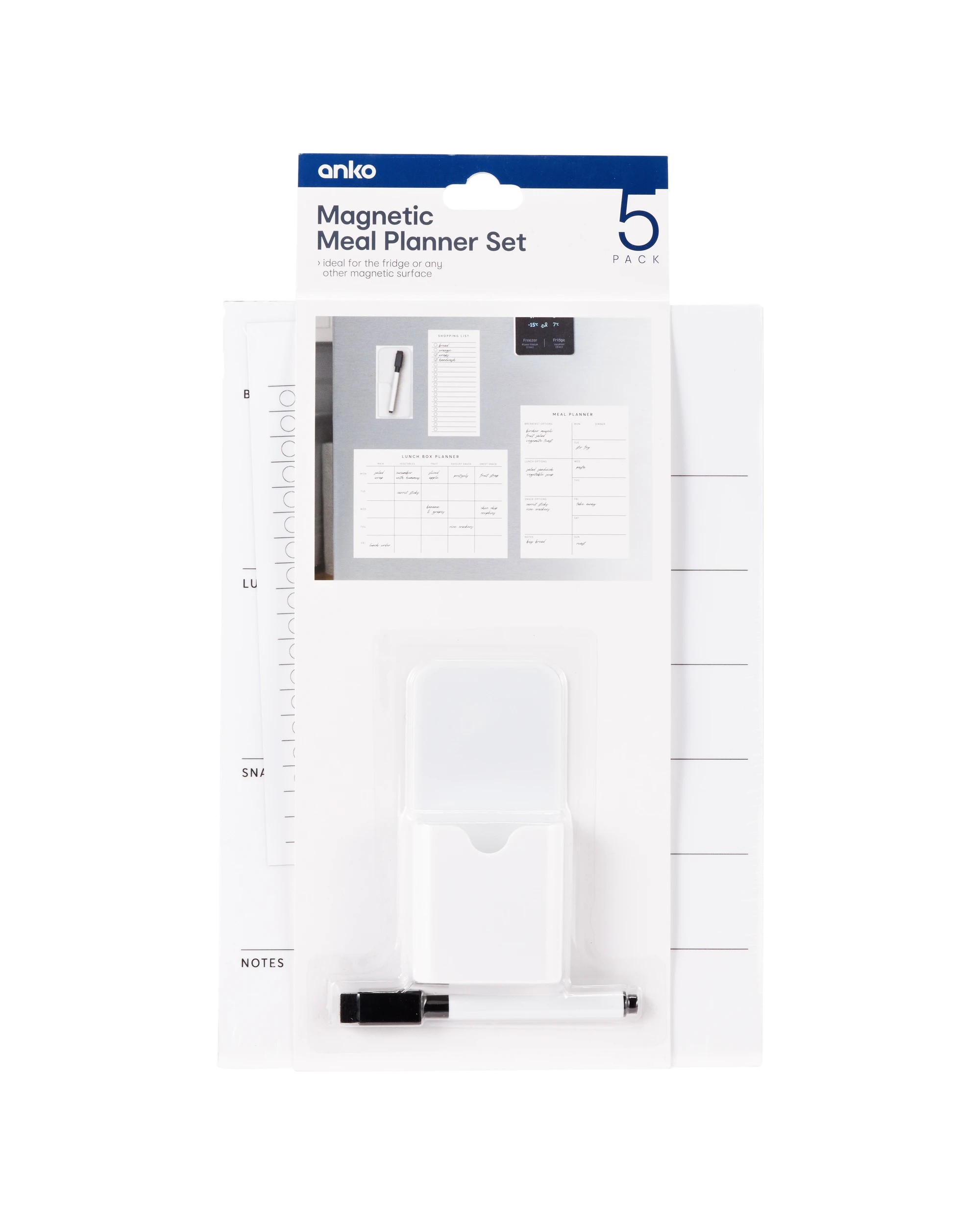 9 5 Pack Magnetic Meal Planner Set, 9 of 10