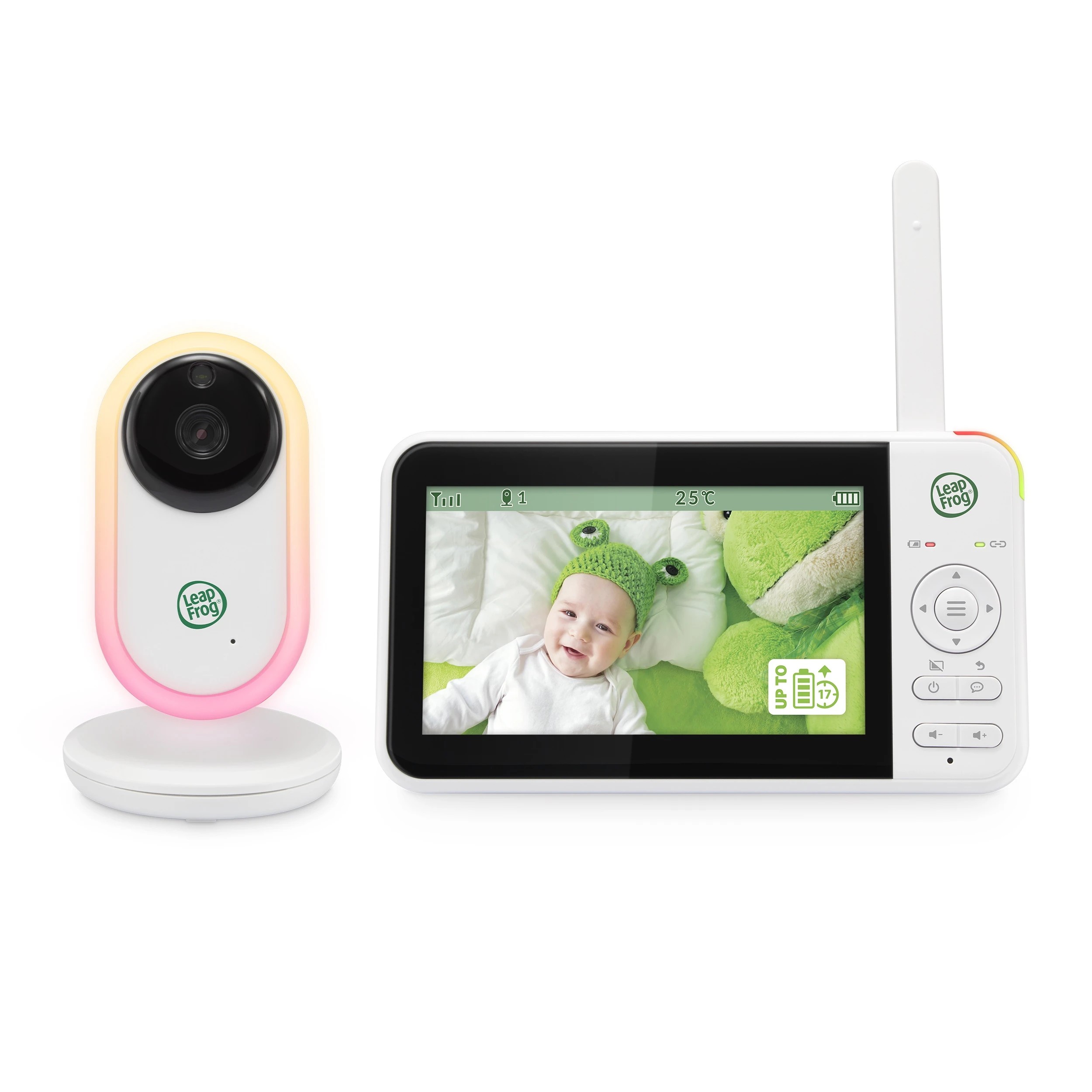 1 LeapFrog LF2415 5" video and audio baby monitor - White, 1 of 1