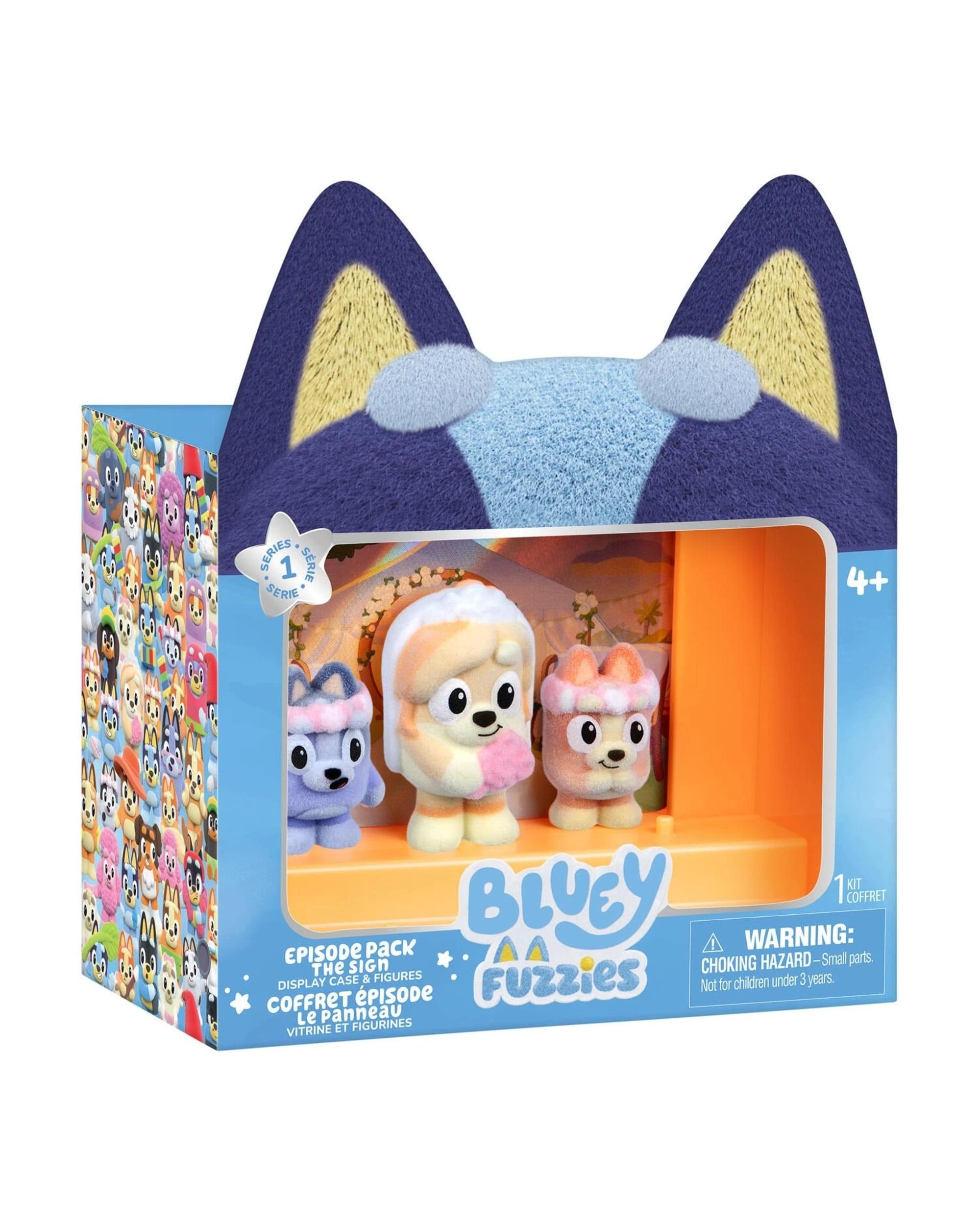 4 Bluey Fuzzies Series 1 The Sign Episode Pack, 4 of 7