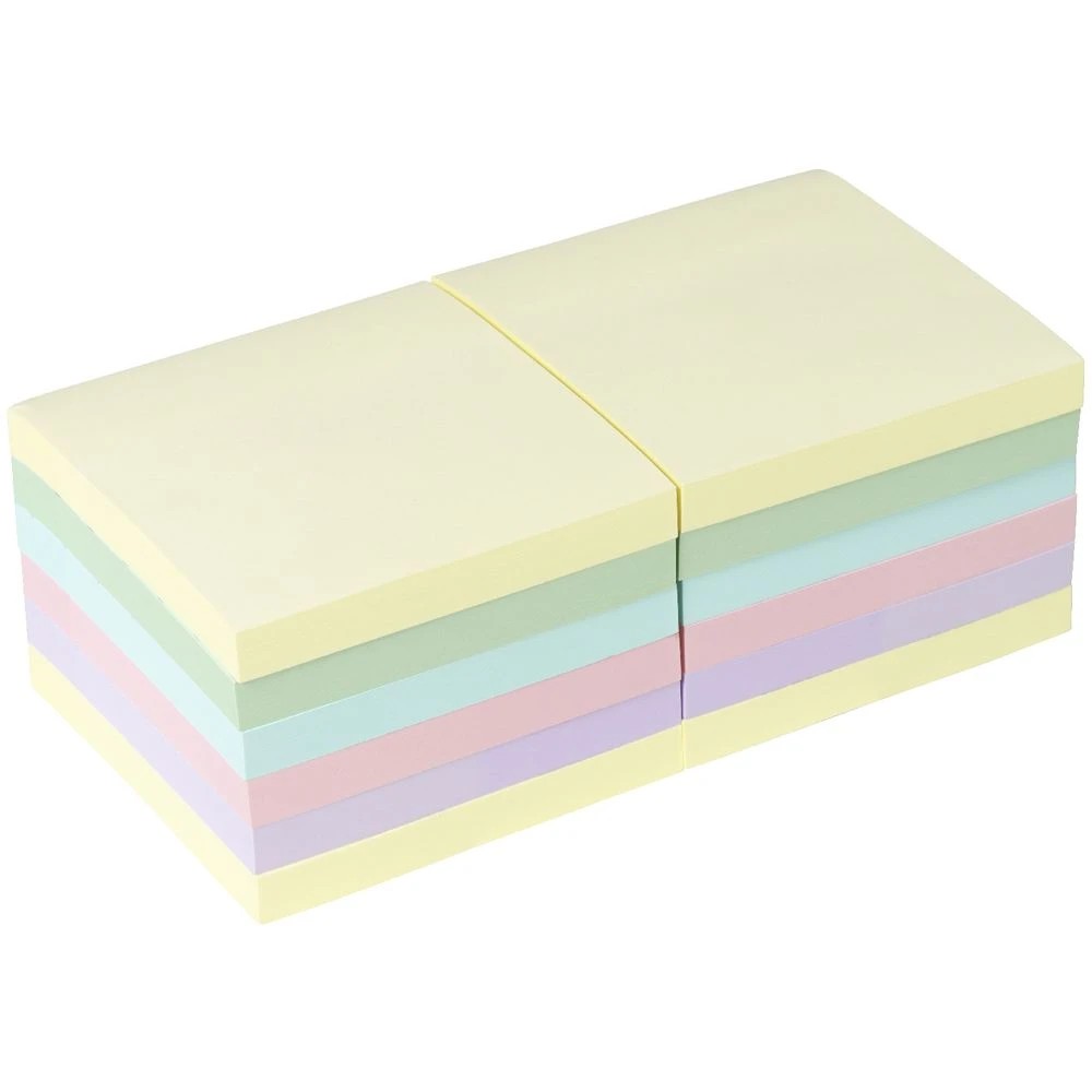 2 J.Burrows Stick-It Notes 76x76mm Pastel 12 Pack, 2 of 4