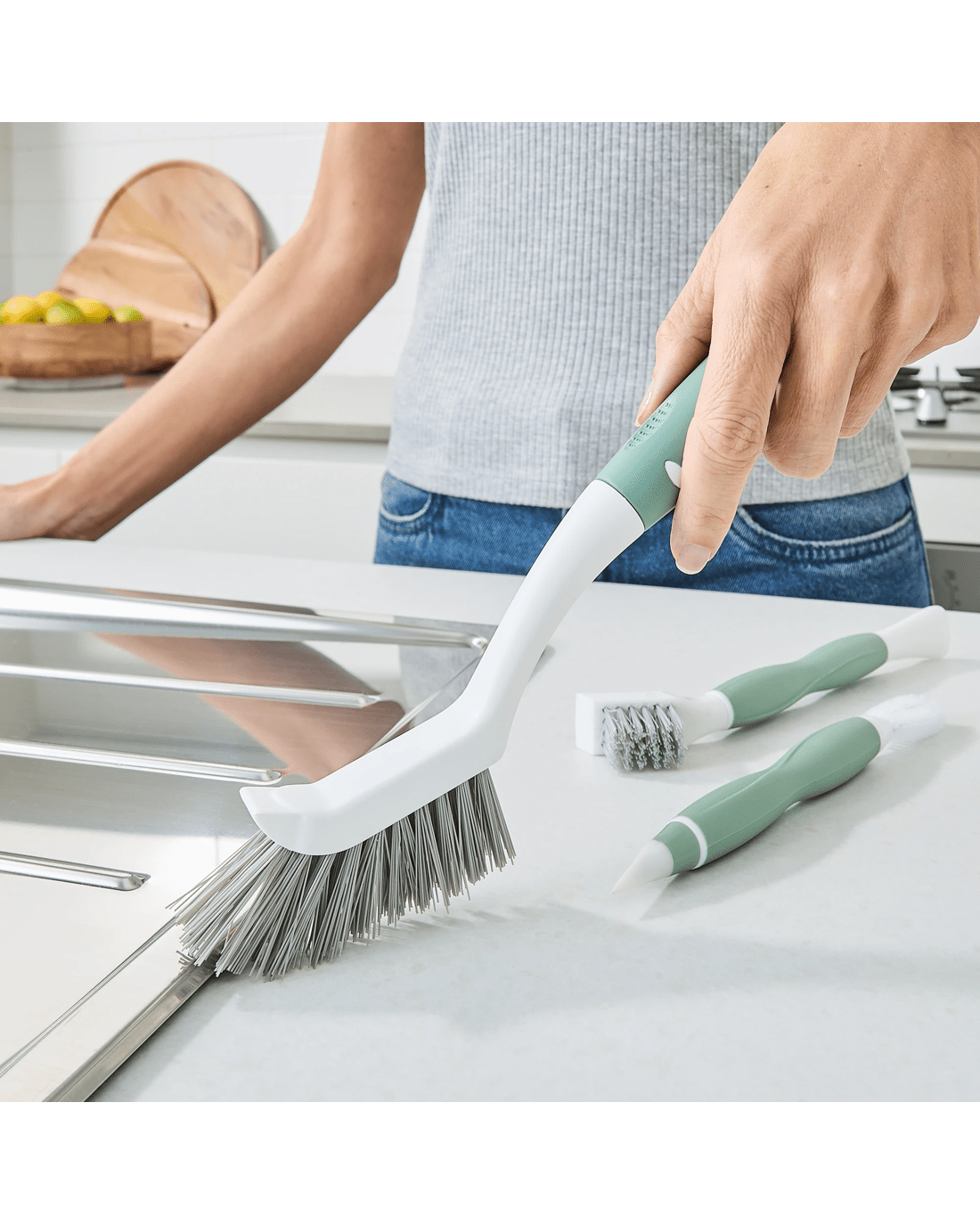 1 Set of 3 Grout and Detail Brush Set, 1 of 10