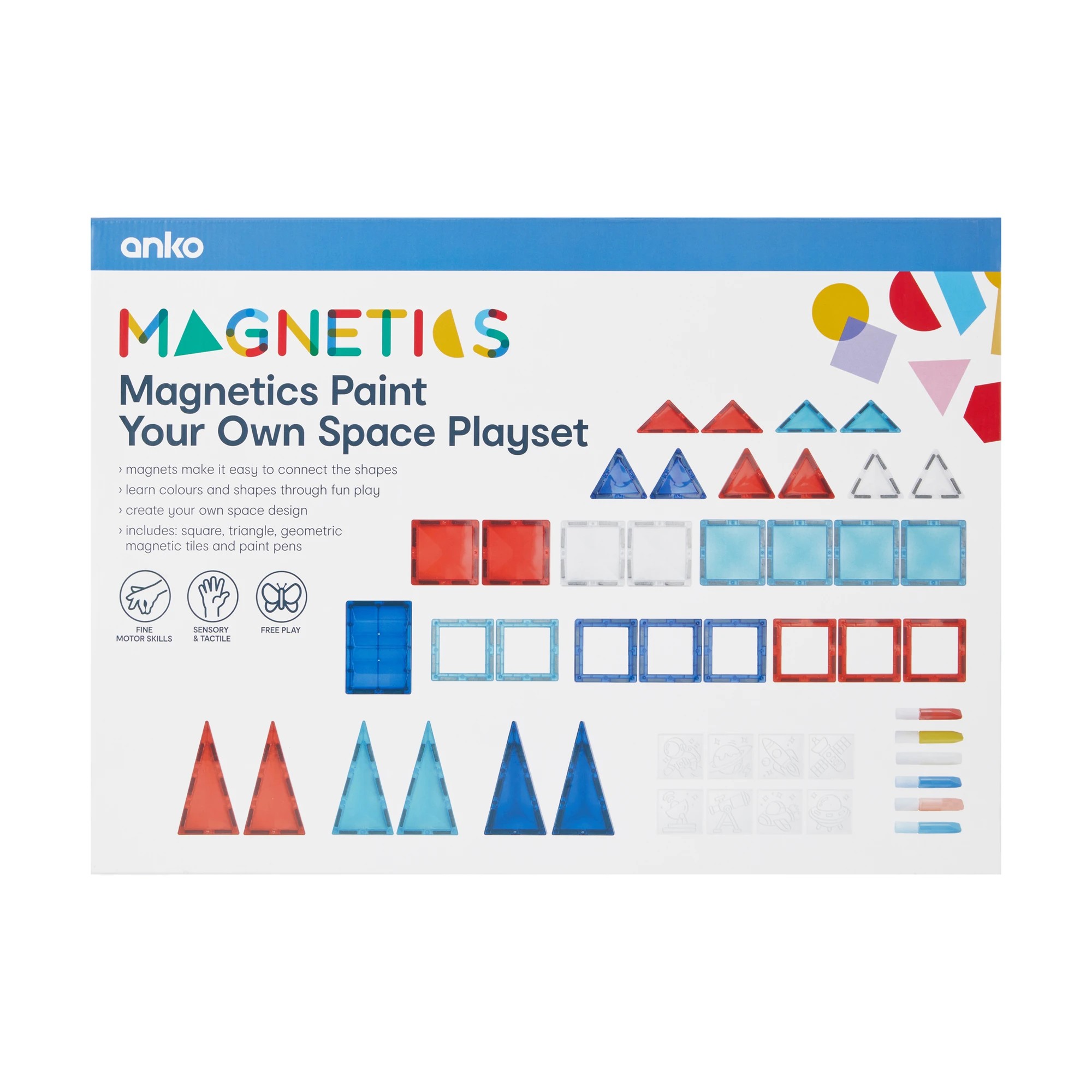 10 47 Piece Magnetics Paint Your Own Space Playset, 10 of 10