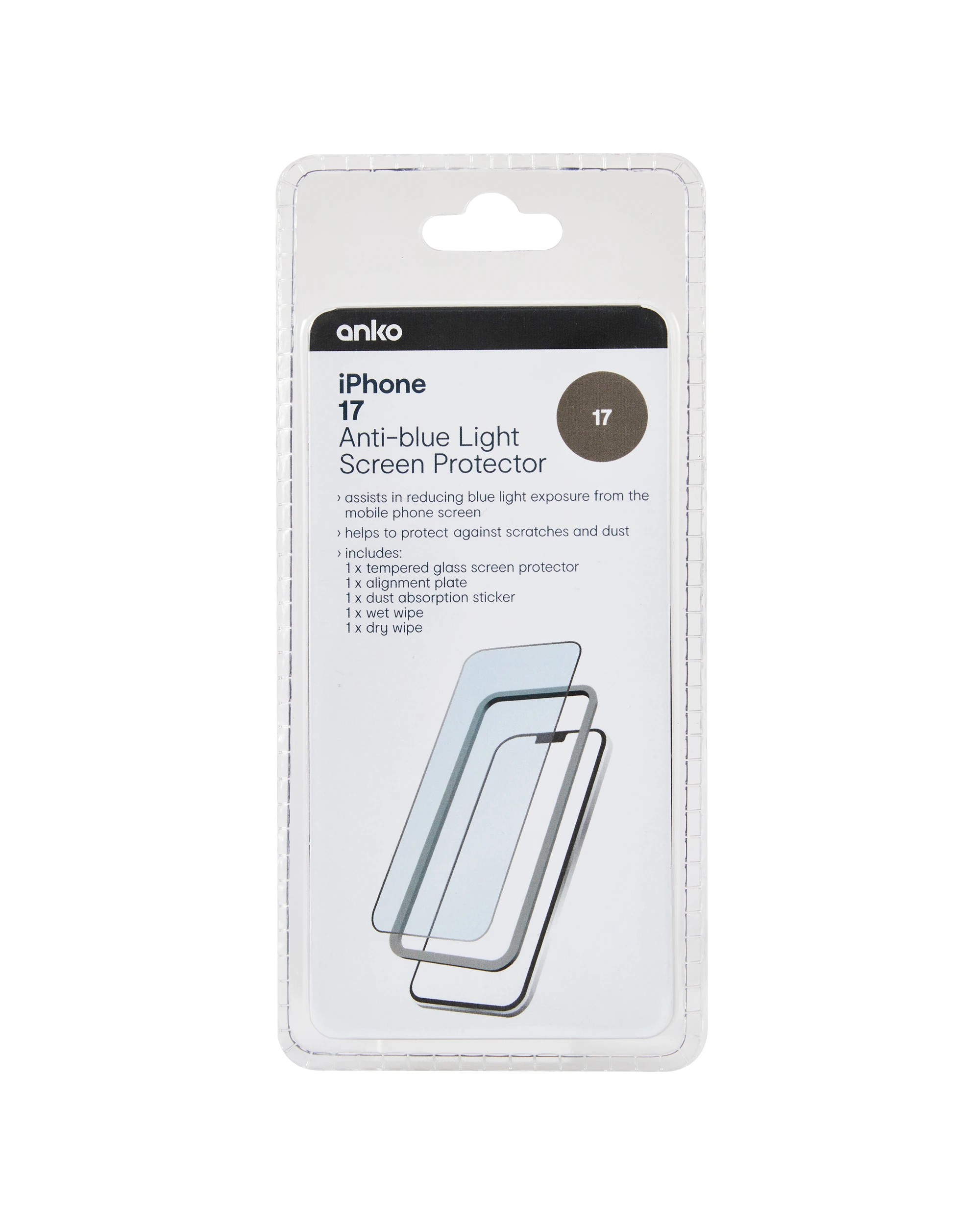 1 iPhone 17 Anti-Blue Light Screen Protector, 1 of 3