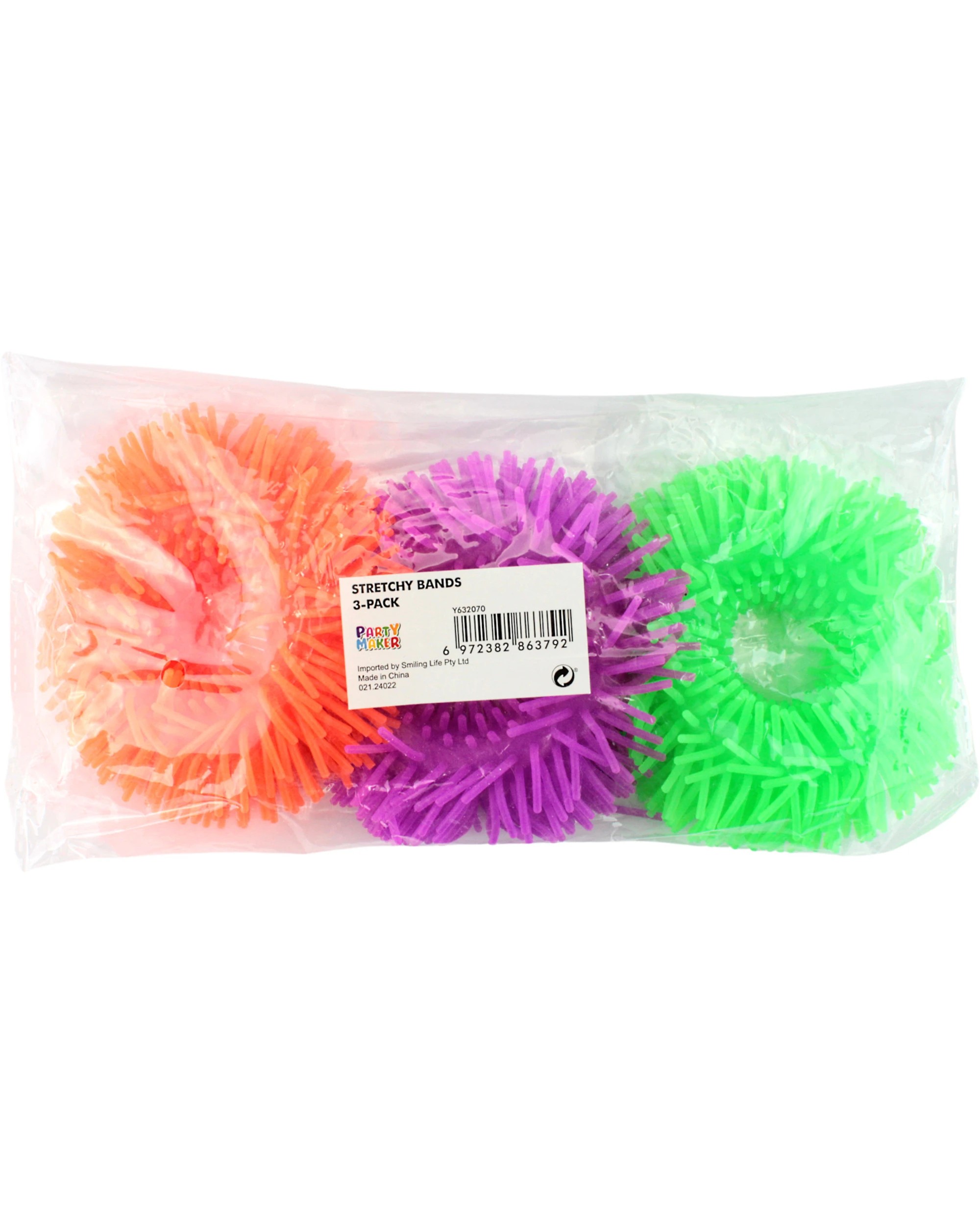 2 Partyrama Stretchy Sensory Band Bracelets Pack of 3, 2 of 2