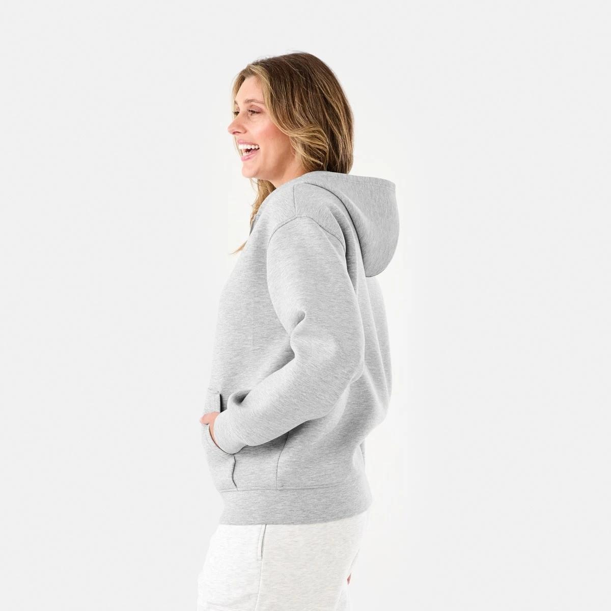 2 Bonded Hoodie Ash Marle, 2 of 6