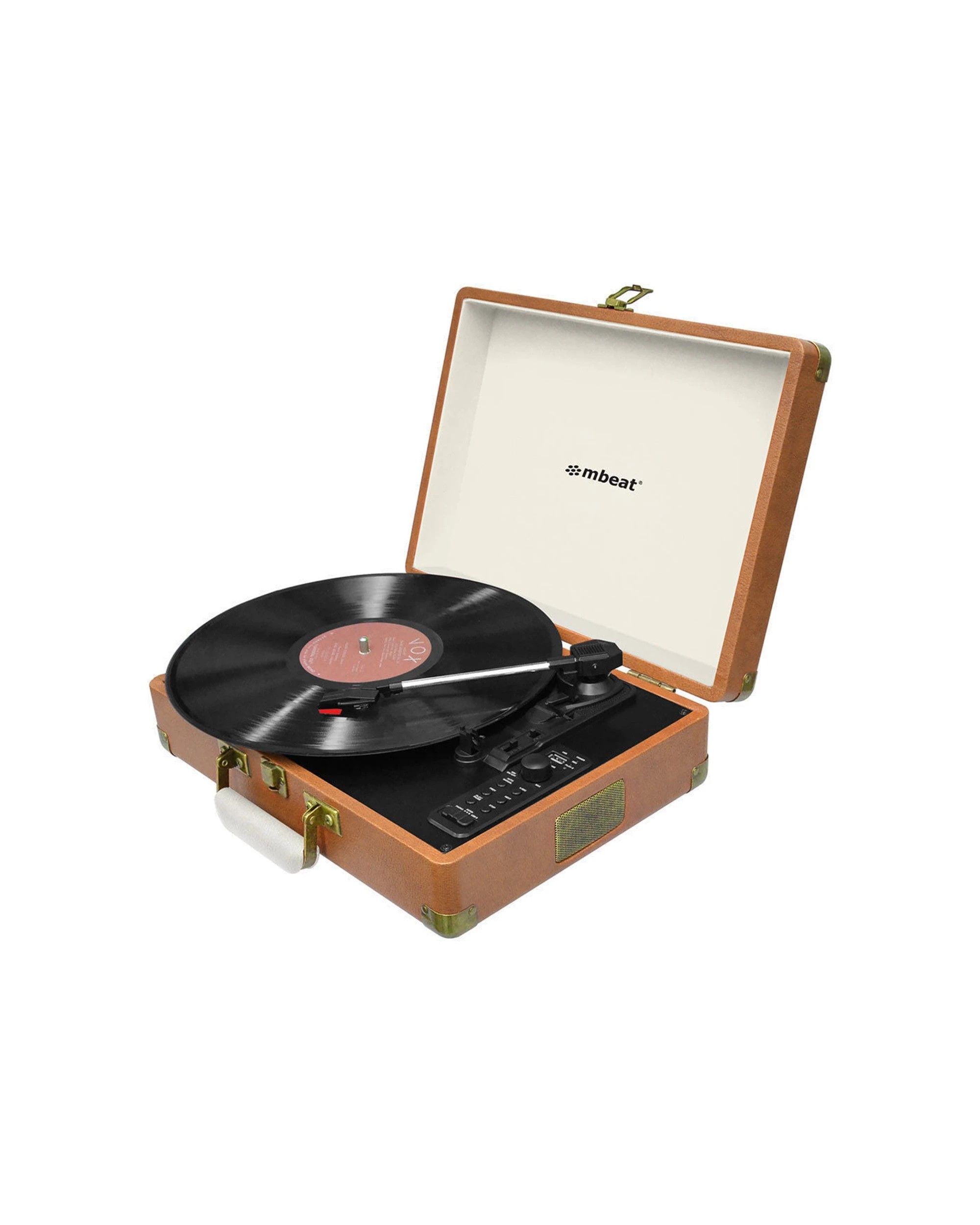 mBeat Aria Retro USB Turntable Bluetooth USB Direct Recording Vintage ...