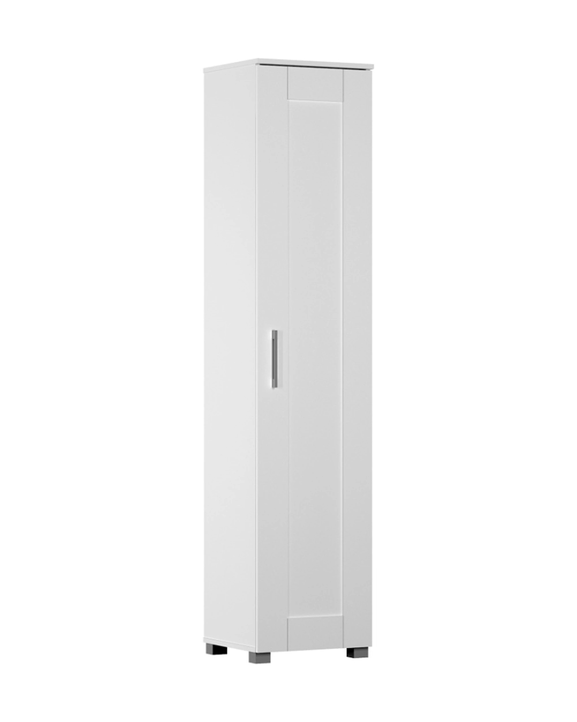 1 Alpine Bay Montreal 1 Door Storage Cabinet Cupboard - White, 1 of 7