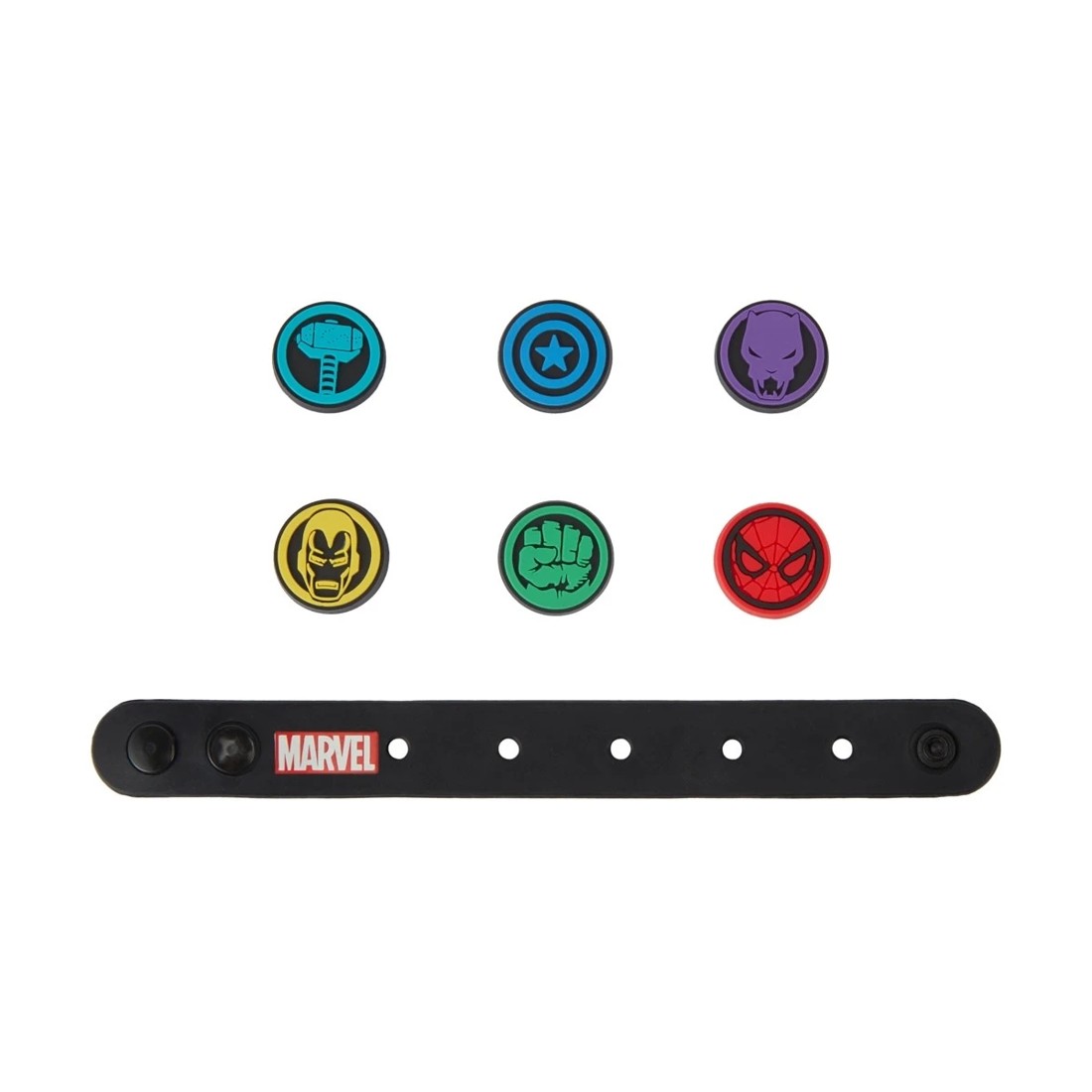 3 Marvel Jelly Charms & Wristband, 3 of 7