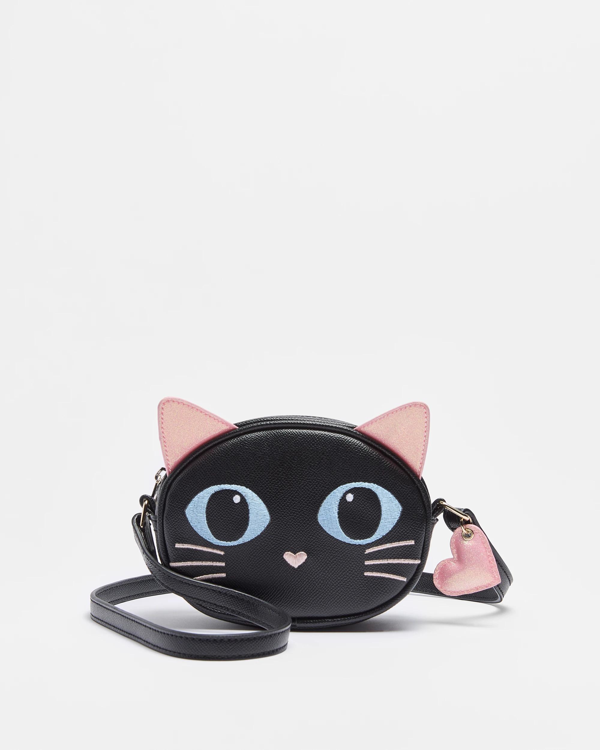 1 Target Kids Cat Crossbody Bag BLACK, 1 of 2