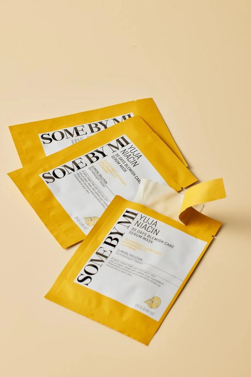 2 SOME BY MI Yuja Niacin 30 Days Blemish Care Serum Mask 25g - Yuja Extract, Niacinamide and Vitamins, 2 of 2