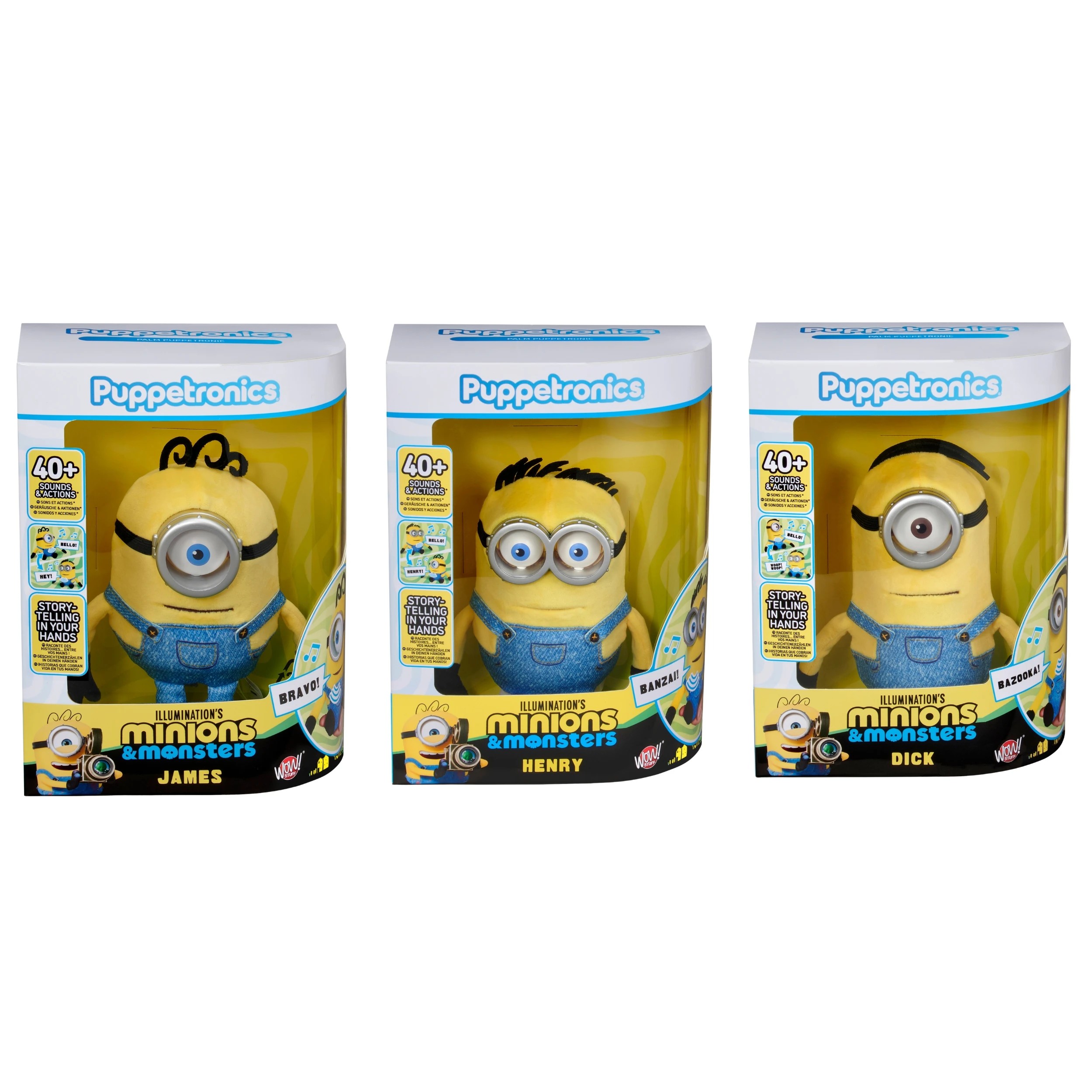 1 Illumination's Minions & Monsters Interactive Palm Puppetronic Toy - Assorted, 1 of 10