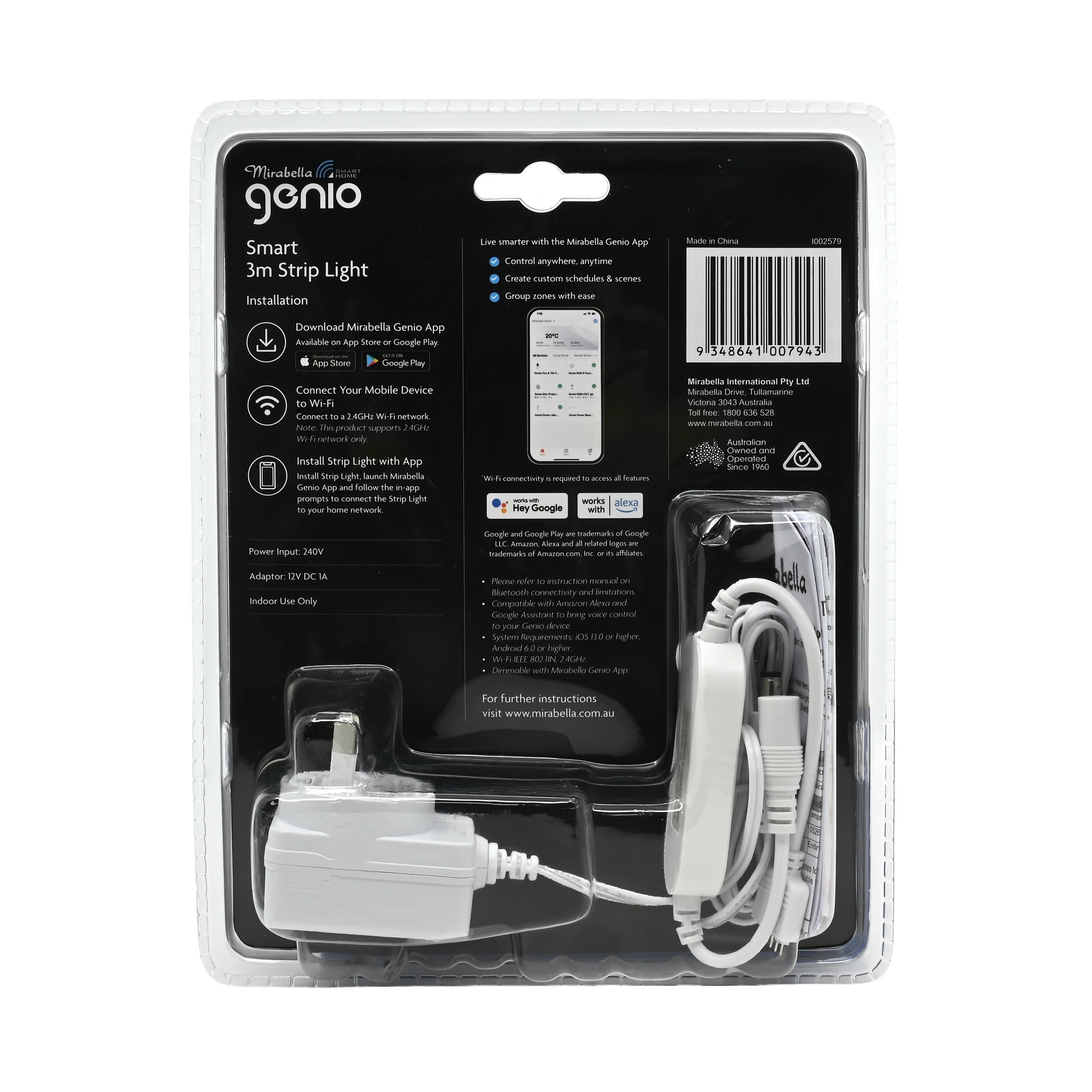 2 Mirabella Genio Wi-Fi LED Strip Light - 3m, 2 of 2