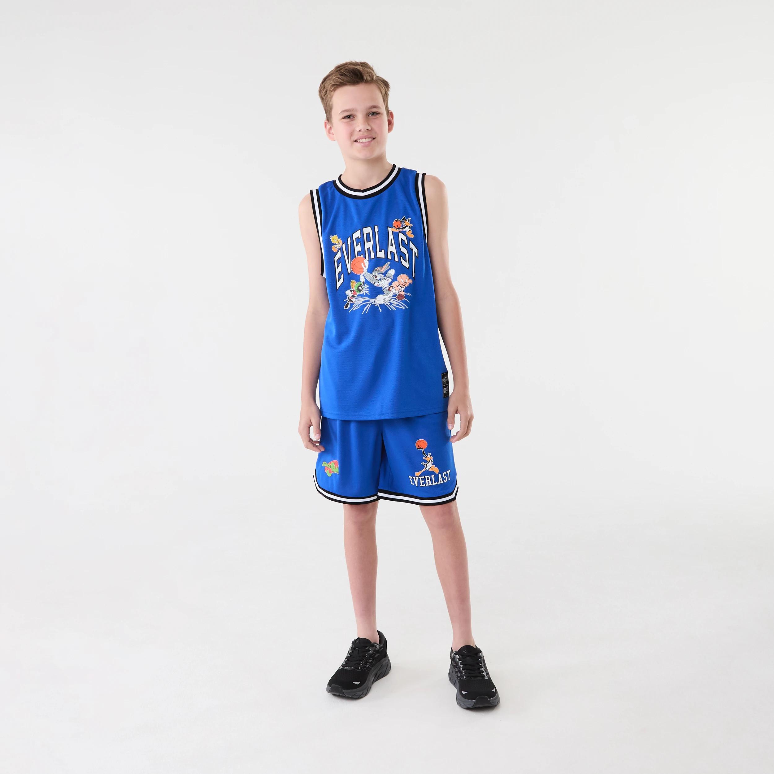 9 Everlast Kids Basketball Shorts EVER SPACE BLUE, 9 of 9