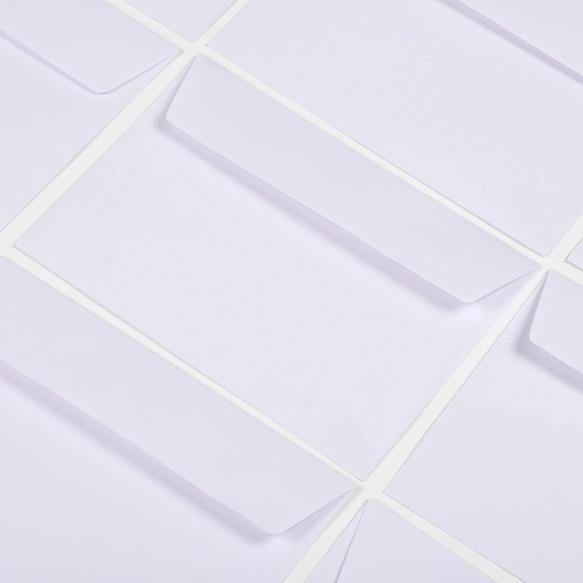 4 100 Pack C6 Peel and Seal Envelopes - White, 4 of 5