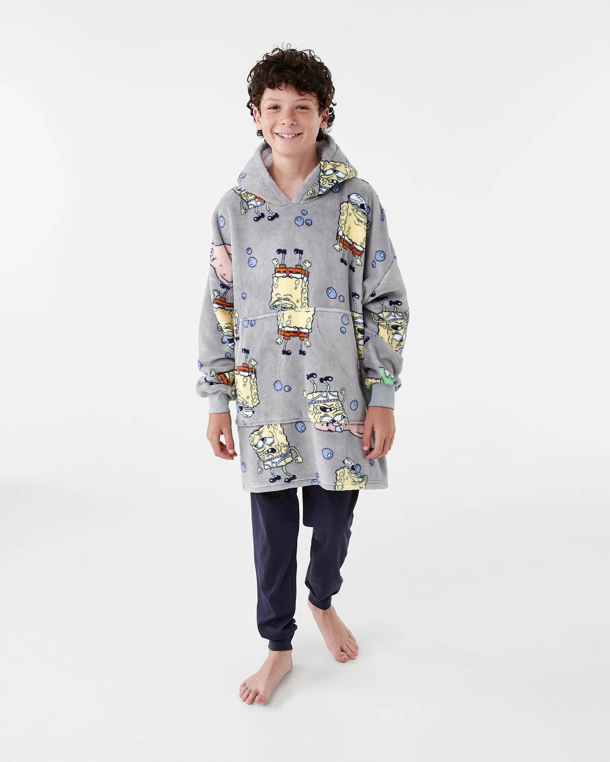 1 SpongeBob SquarePants License Pull Over Gown Sponge Bob, 1 of 7