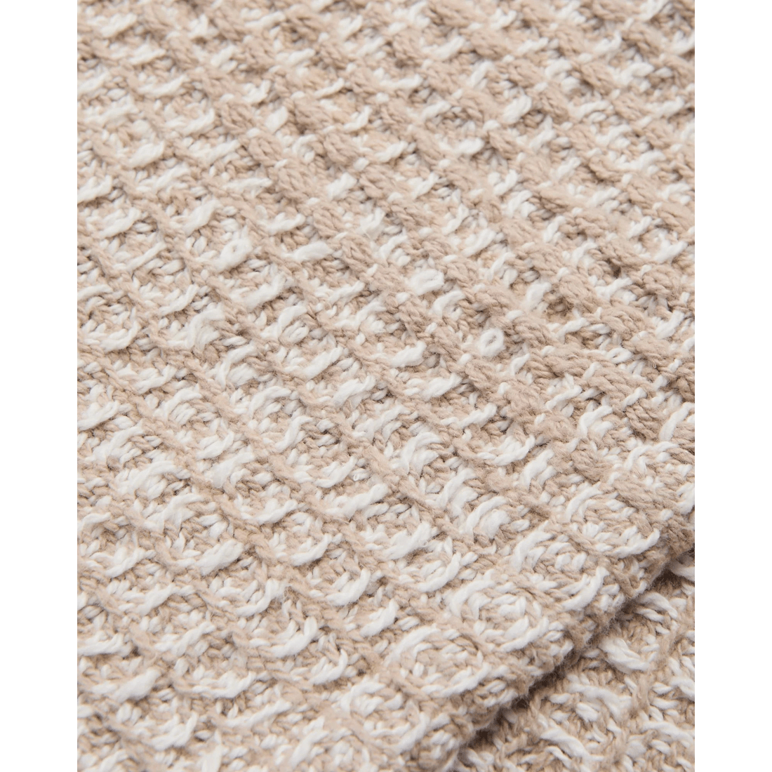 2 Target Yarn Dyed Waffle Blanket - Natural, 2 of 4