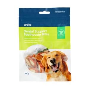 Pet Treat Dental Toothpaste Filled Bites