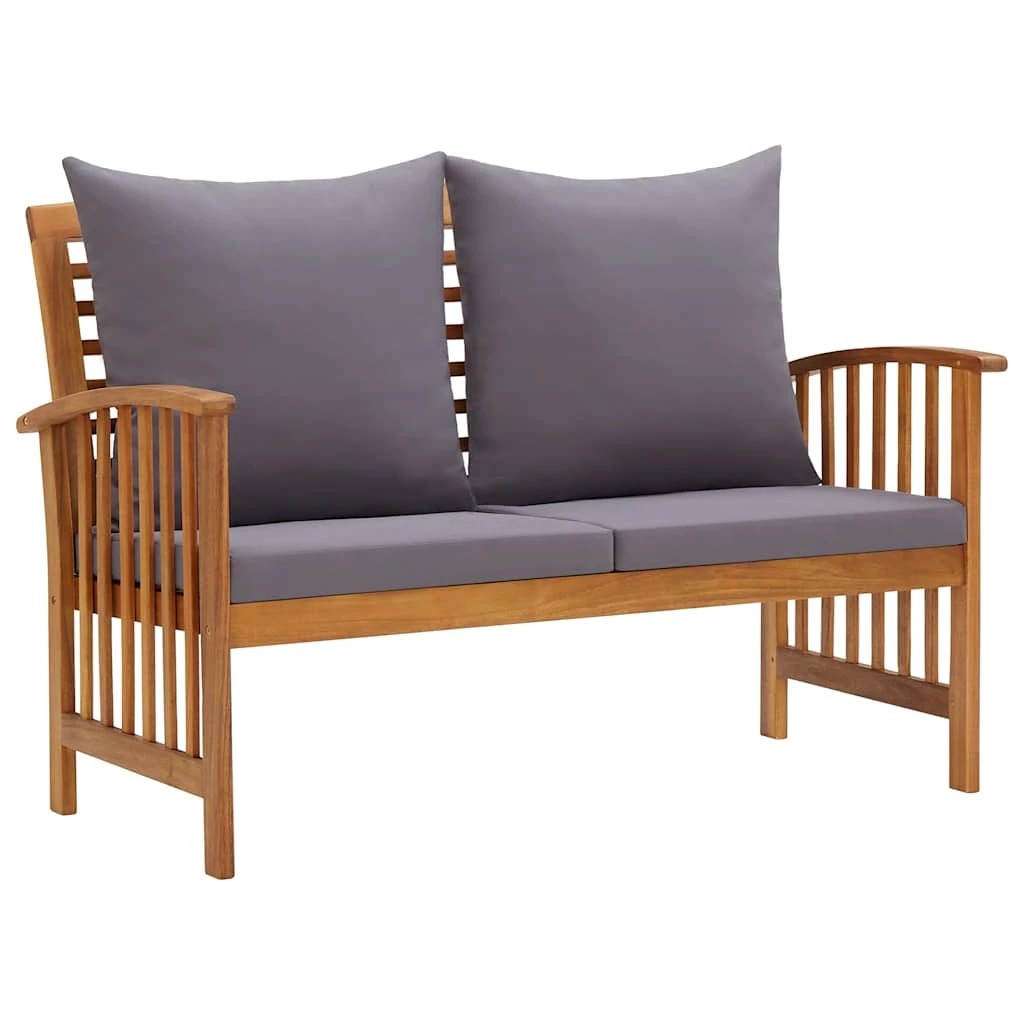 4 vidaXL Outdoor furniture set Durable - Grey, 4 of 9