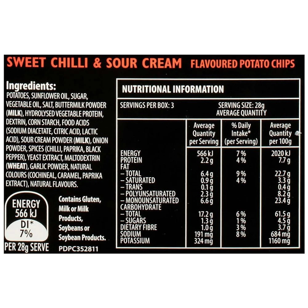 8 Red Rock Deli Chips Variety 280g 10 Pack, 8 of 8