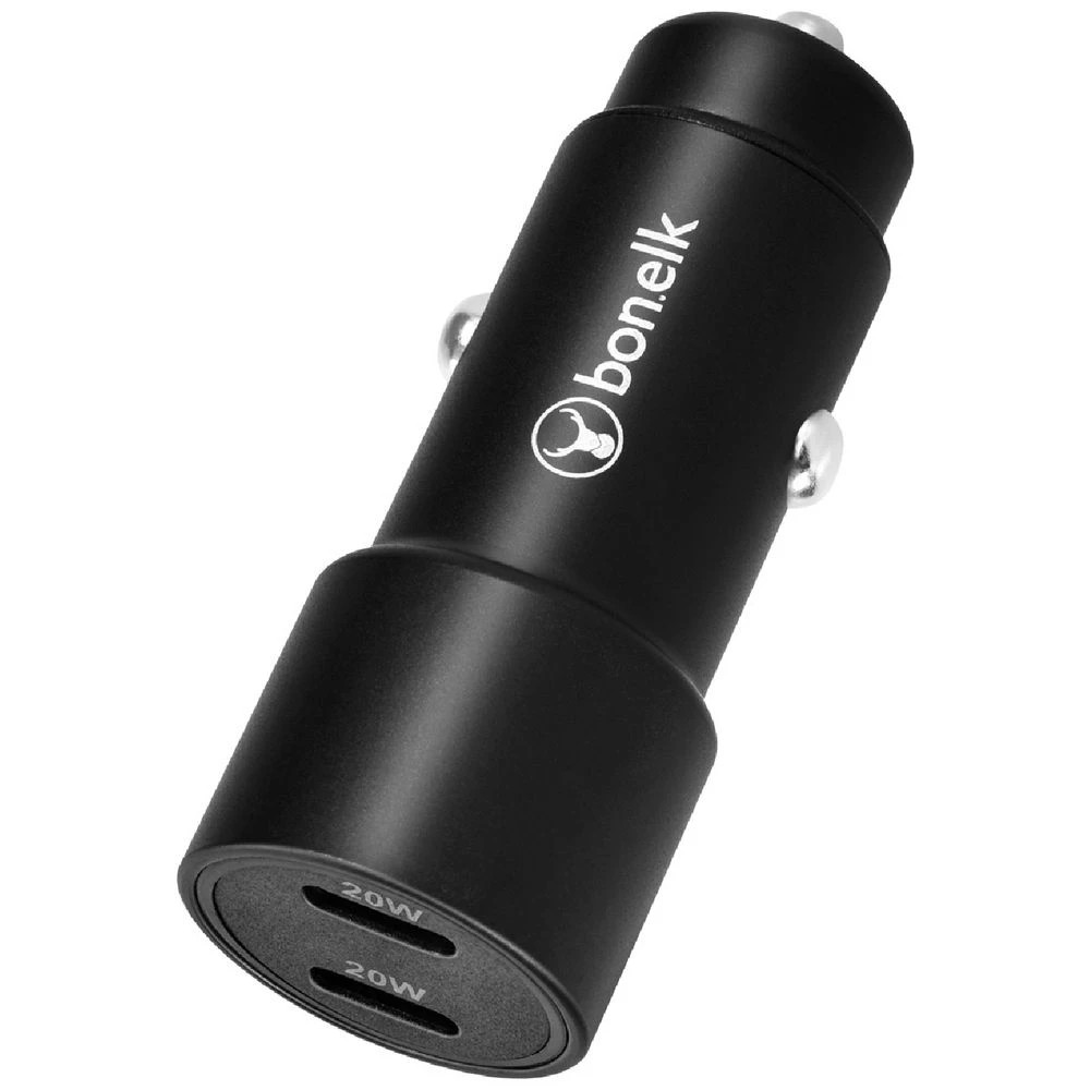 2 Bonelk Eco Car Charger 2x USB-C 40w Black, 2 of 7