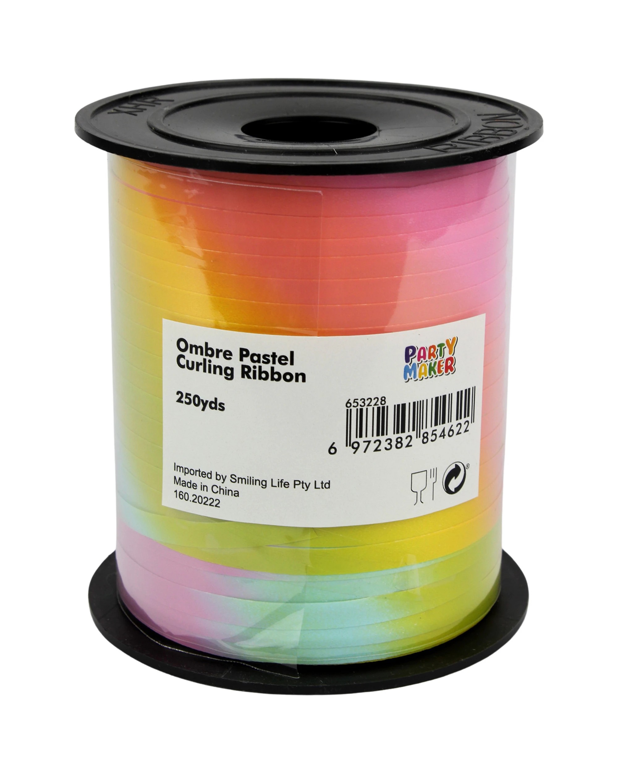 2 Party Maker Pastel Ombre Curling Ribbon 228m, 2 of 2