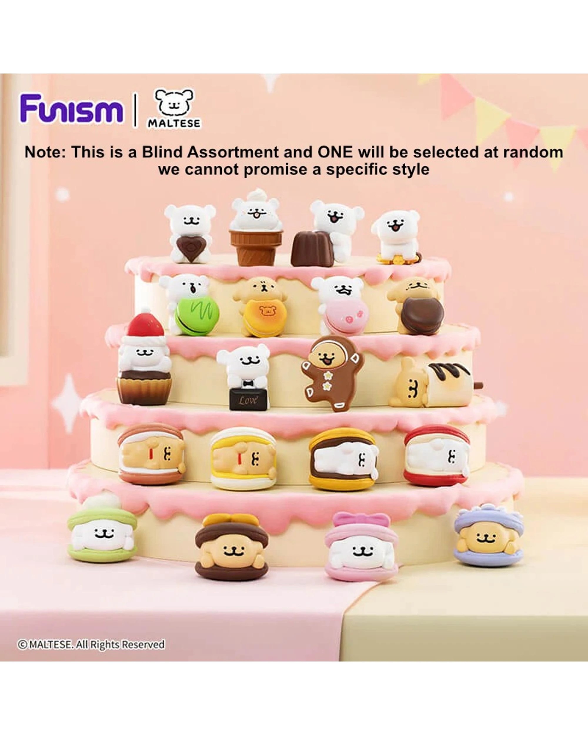 2 Funism Maltese Sweet Box Series Puppy Face Blind Box, 2 of 8