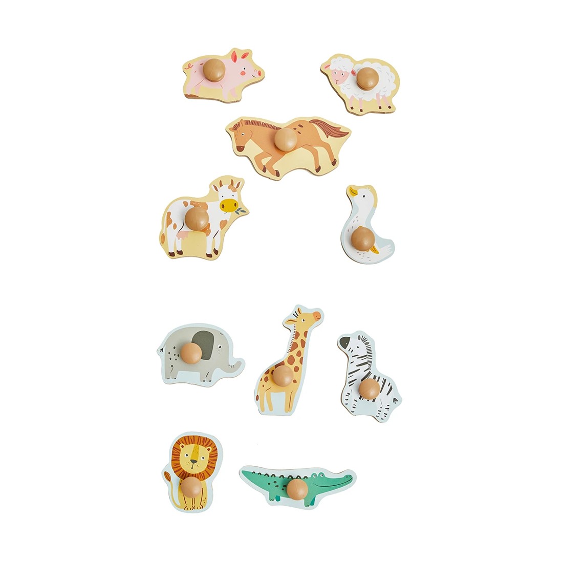 5 Easy Grip Animal Puzzle - Assorted, 5 of 10