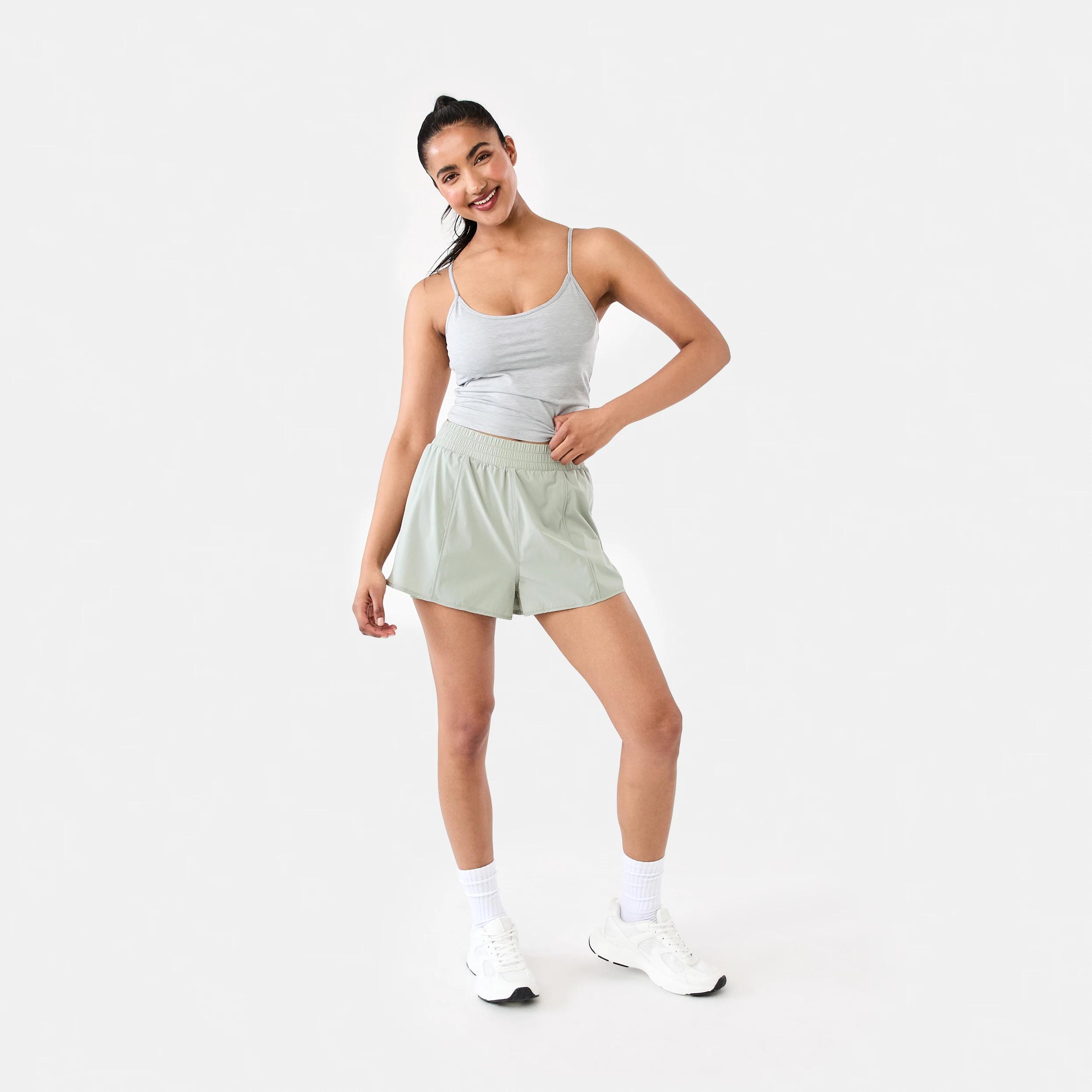 2 Active Womens Soft Touch Shelf Tank SOFT GREY MARLE, 2 of 7