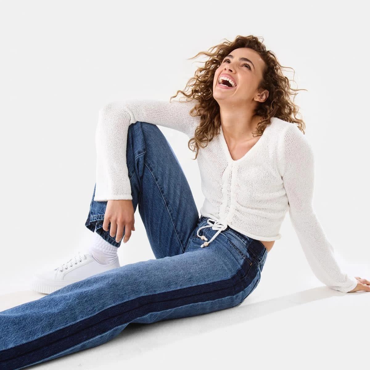 9 Ruched Long Sleeve Jumper WHITE, 9 of 10