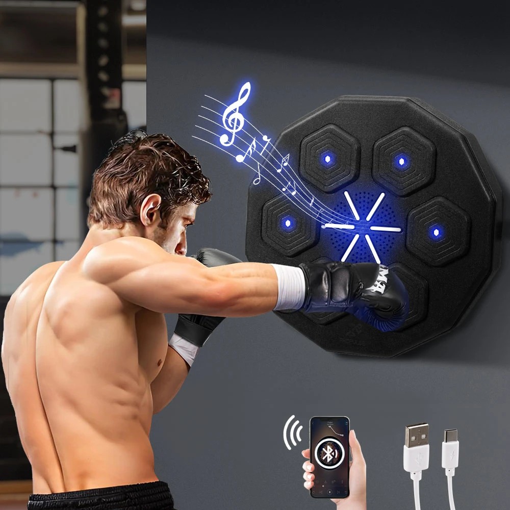 3 Propulse Smart Punching Boxing Electronic Music Machine Bluetooth Home Training - Black, 3 of 3