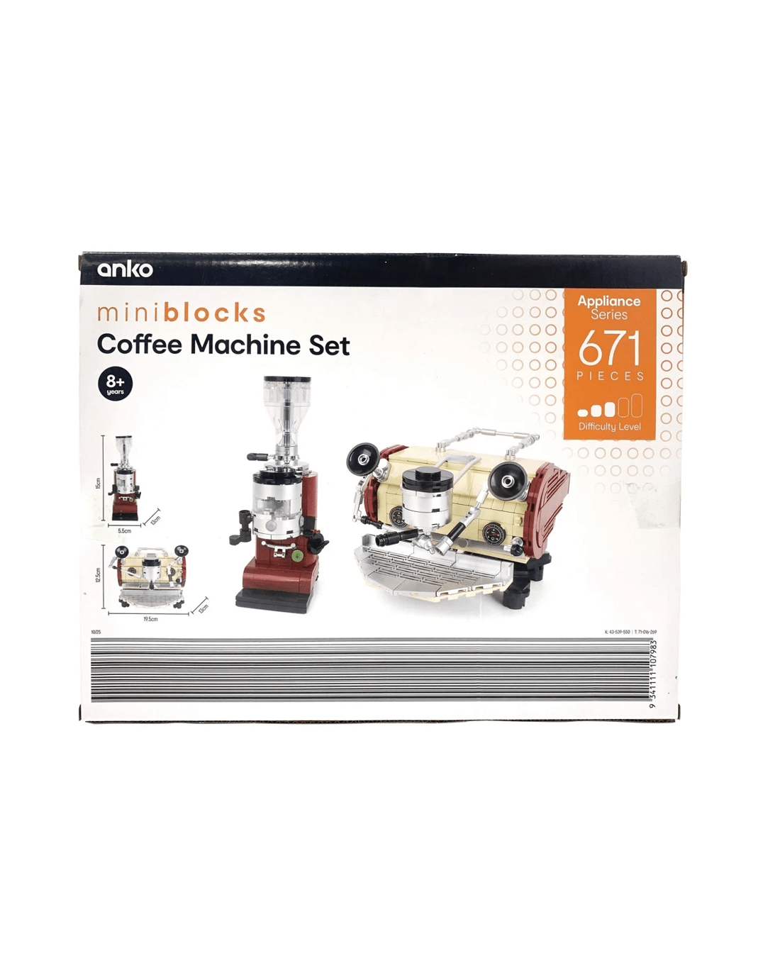 6 671 Piece Mini Blocks Appliance Series: Coffee Machine Set, 6 of 6