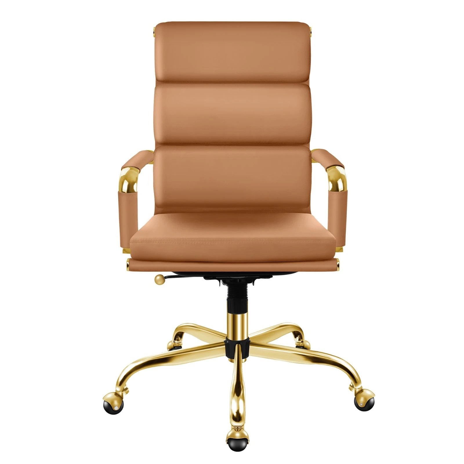 6 Alfordson Office Chair Ergonomic Paddings Computer Executive Work Seat High Back - Brown, 6 of 10