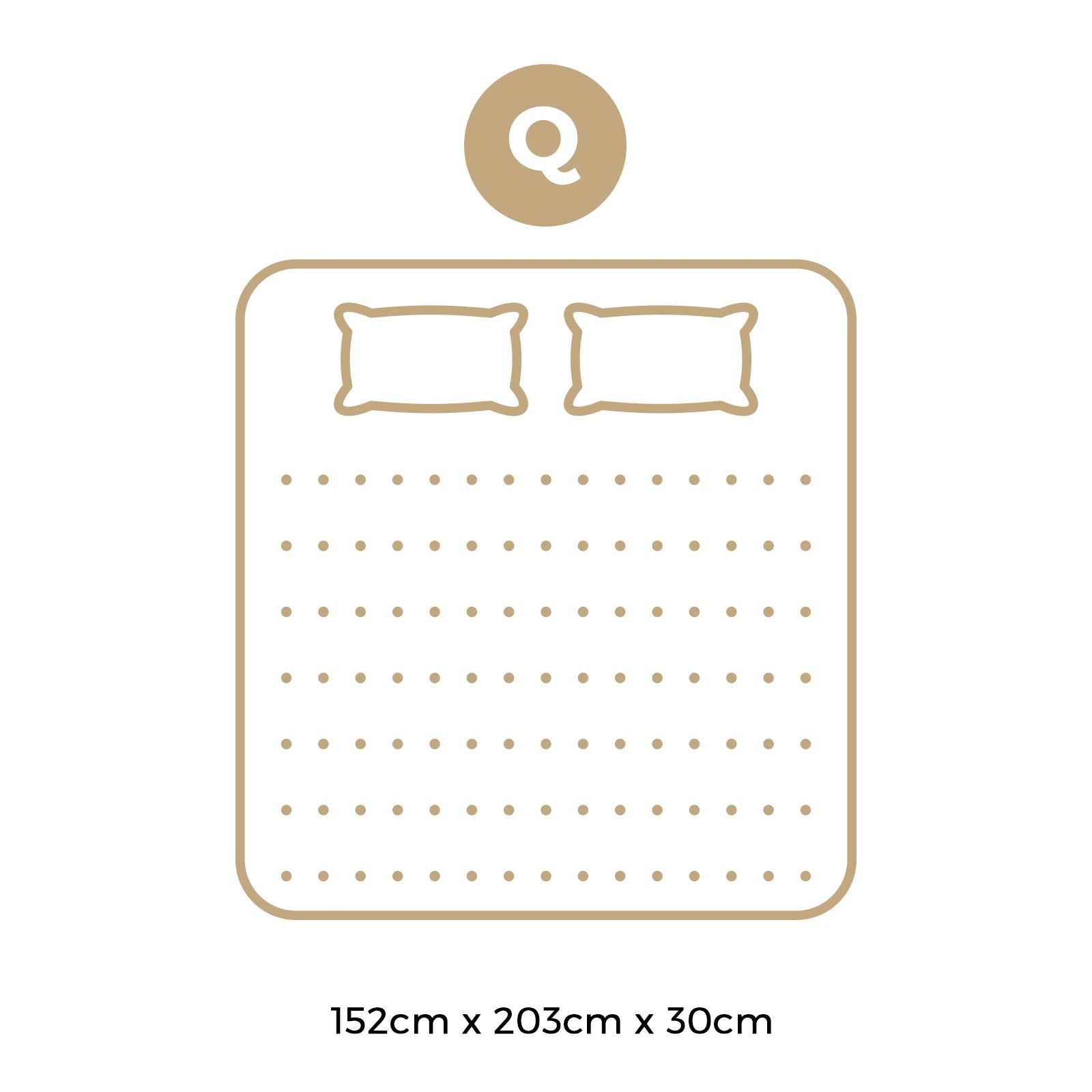 2 Bedra Bedding Queen Mattress 5 Zone Pocket Spring Cool Gel Foam Medium Firm Euro Top - Multi, 2 of 3