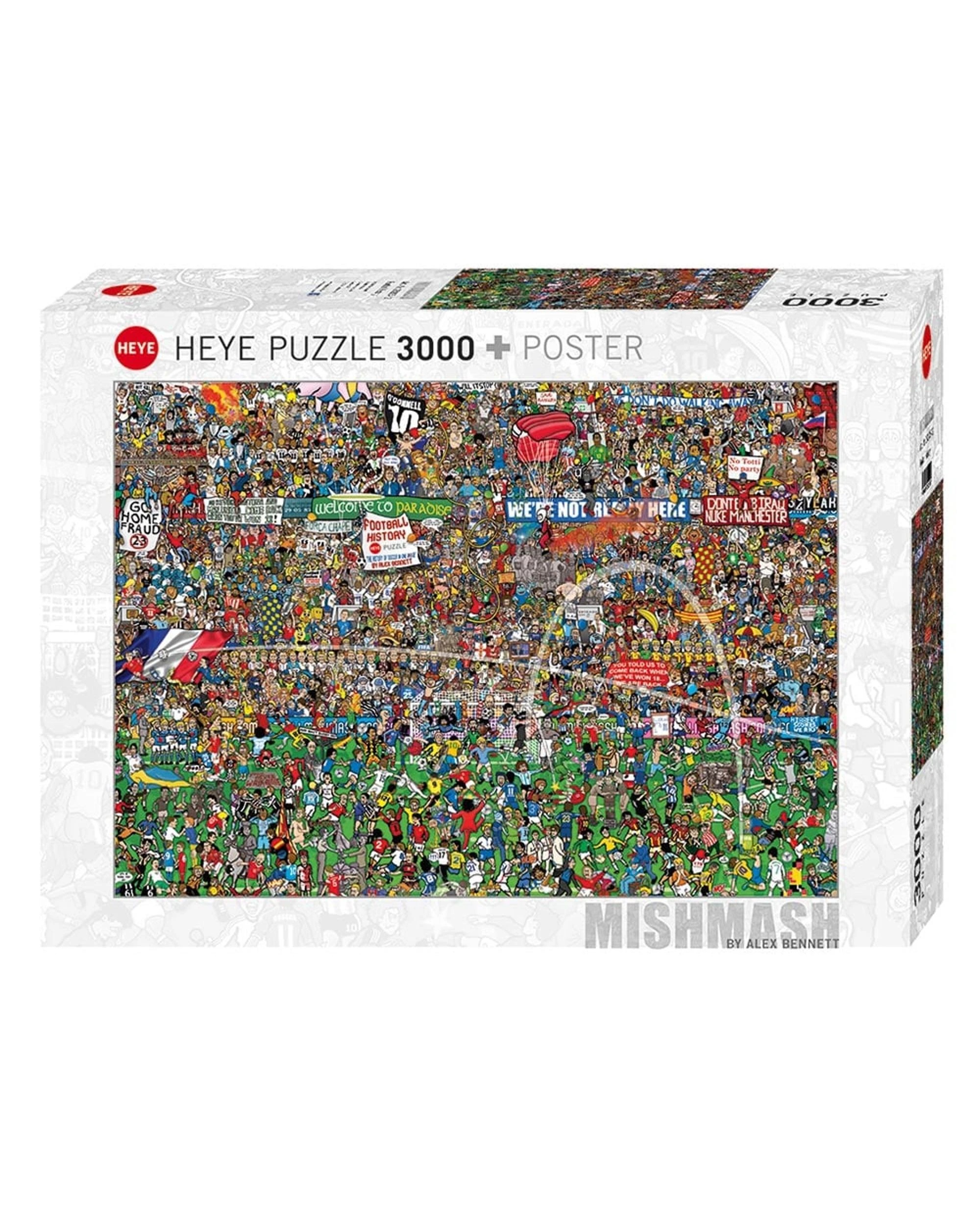 1 Heye Alex Bennett Football 3000 Piece Jigsaw Puzzle, 1 of 1