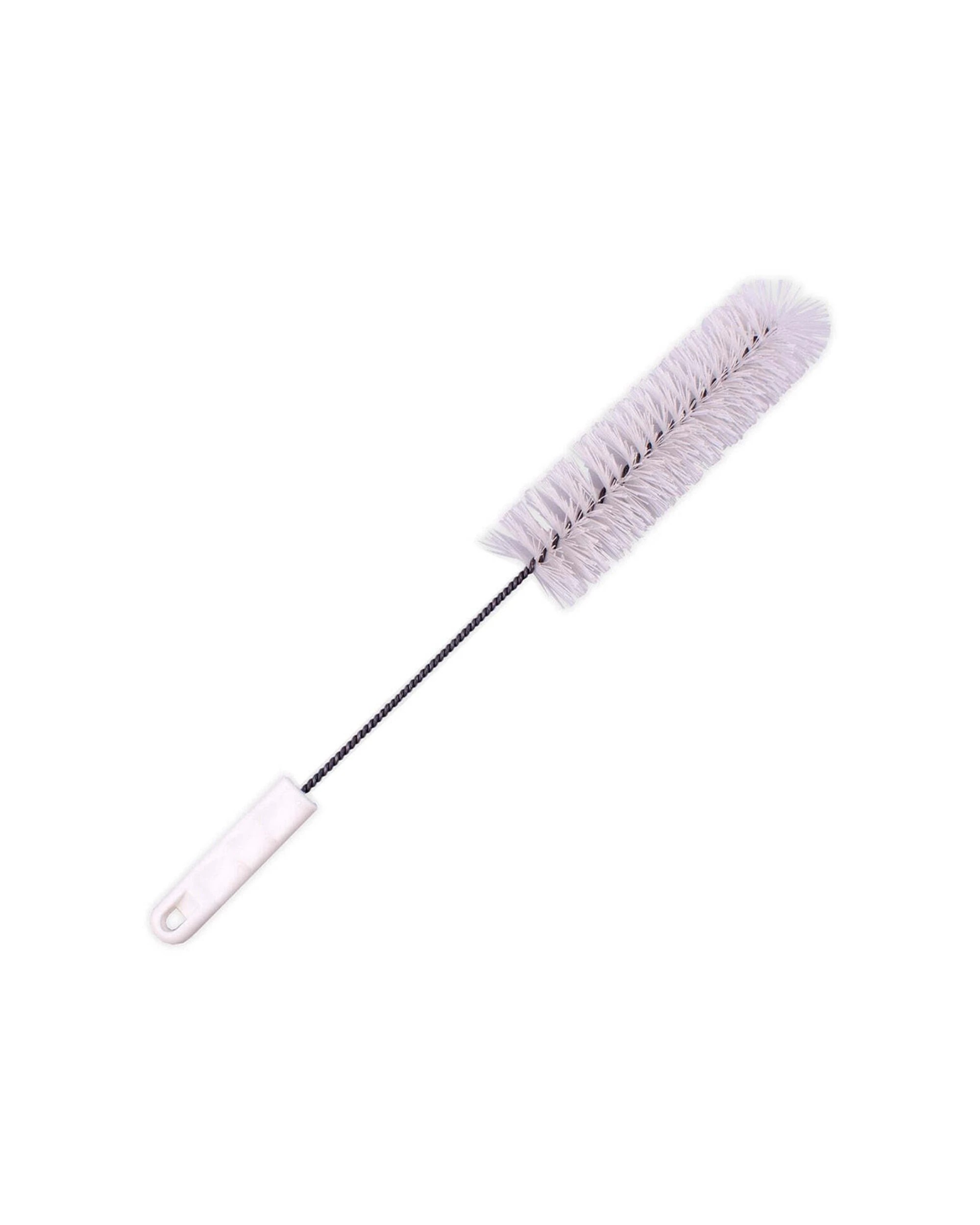 3 Appetito All Purpose Bottle Brush Small Acrylic - Heavy Duty Bristles Wire Stem - White, 3 of 3