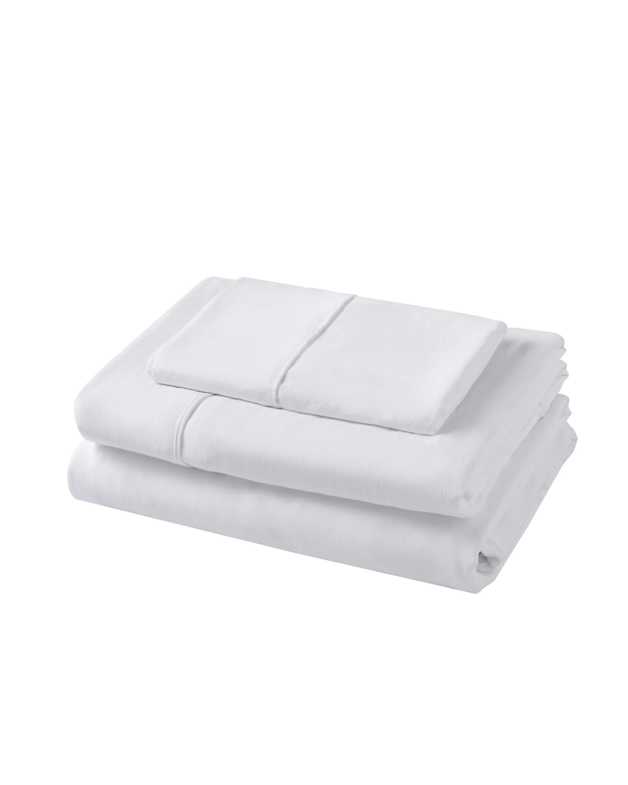 6 Dreamaker Superfine Washed Microfibre Sheet Set - Split King - White, 6 of 6