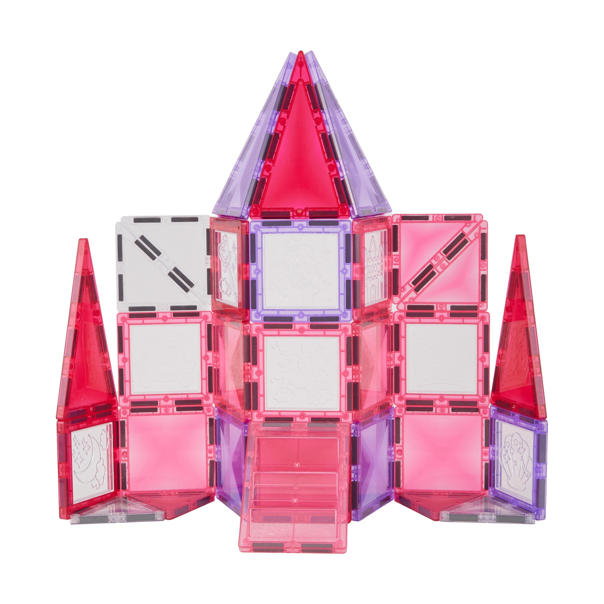 2 47 Piece Magnetics Paint Your Own Castle Playset, 2 of 10