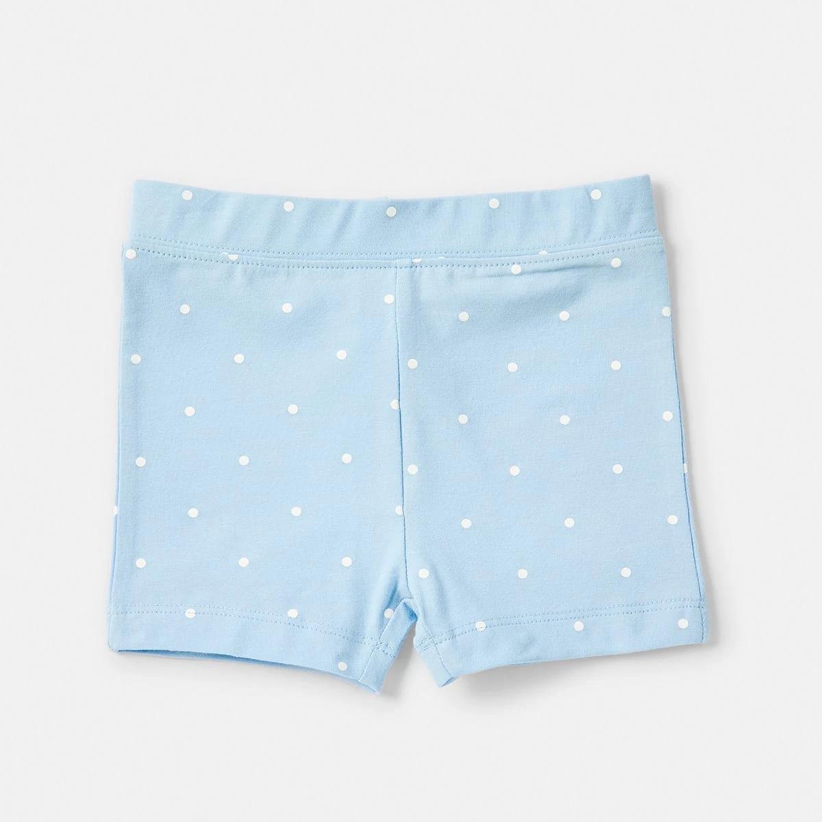 3 3 Pack Shorts Blue Dots, 3 of 8