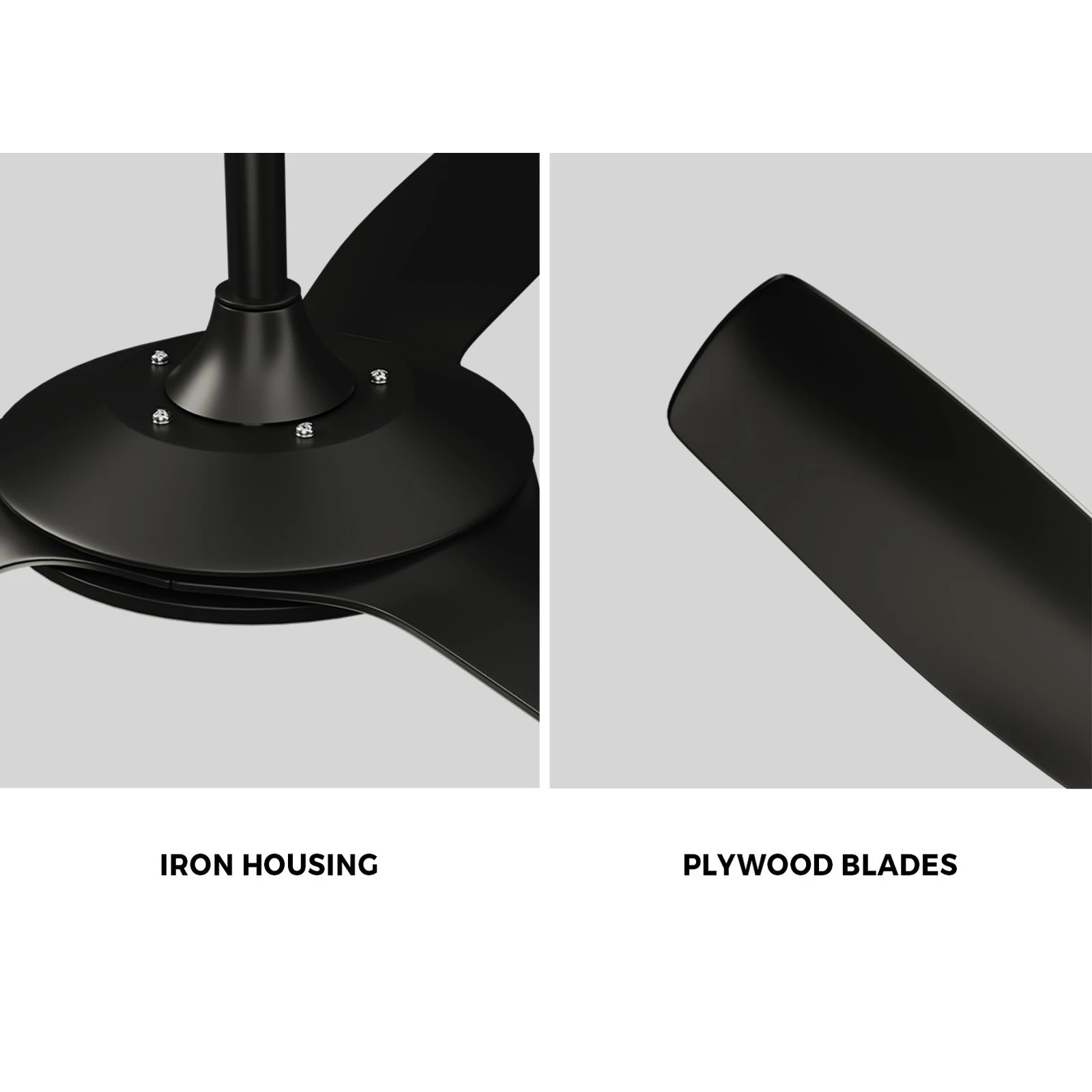 6 Vevare 52" Ceiling Fan DC Motor with Remote 5 Speed, 6 of 10