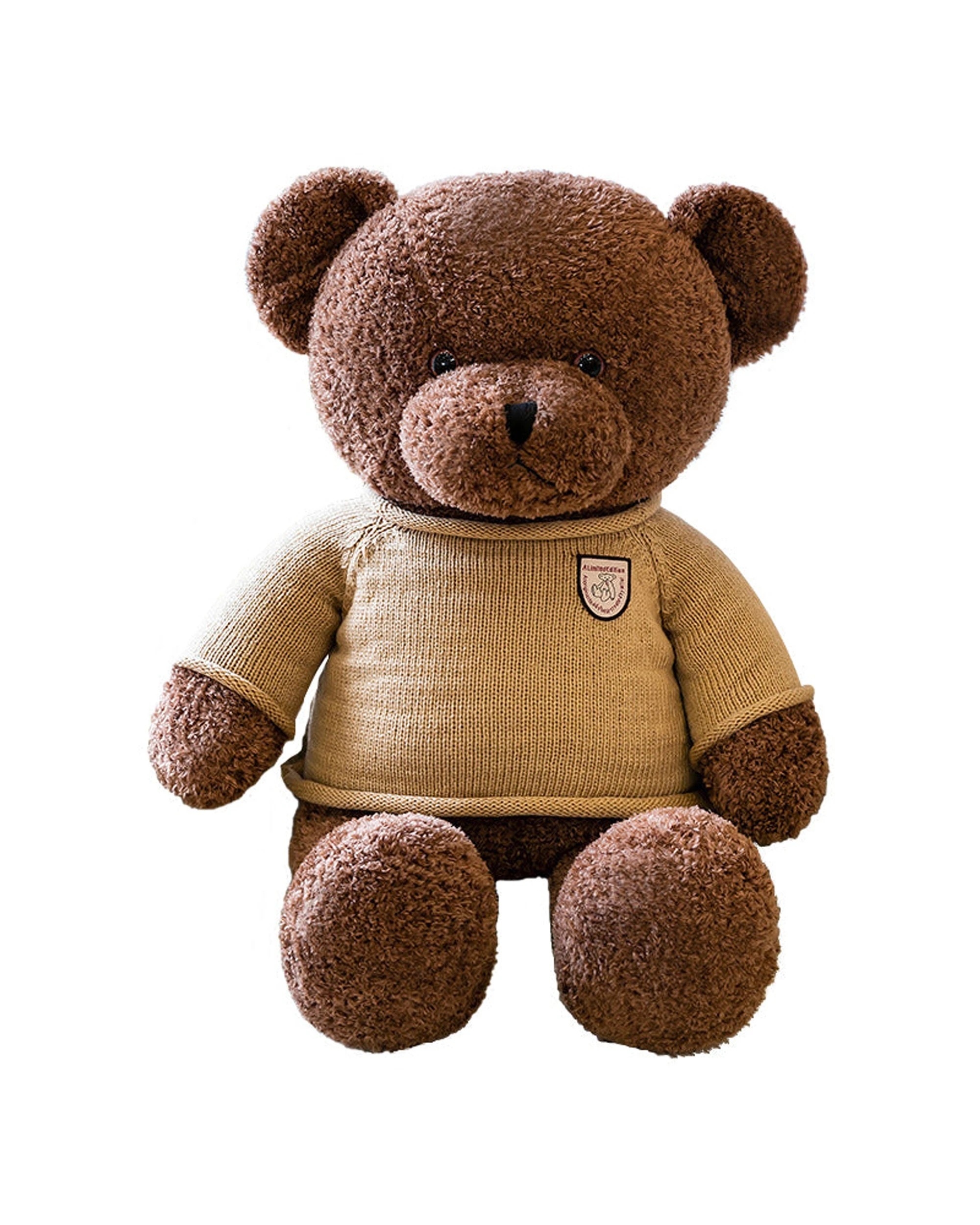 1 Cotton More Jumbo Sweater Teddy Bear Plush Toy Stuffed Animal 120cm - Brown, 1 of 1