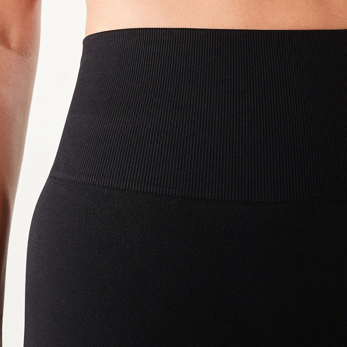 4 Active Womens Full Length Seamfree Leggings BLACK, 4 of 4